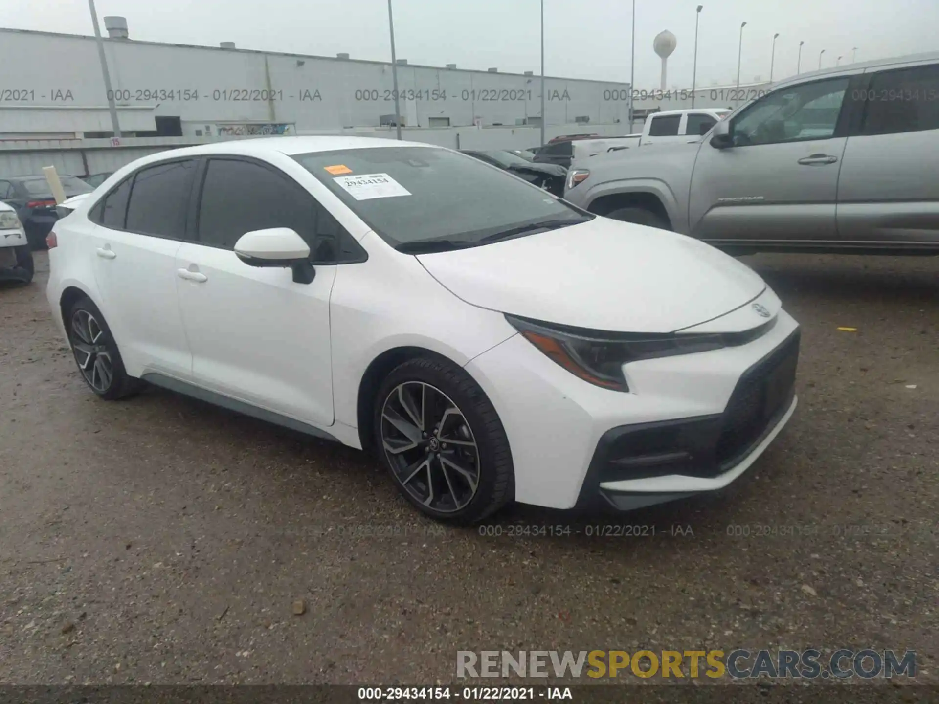 1 Photograph of a damaged car JTDS4RCE3LJ037552 TOYOTA COROLLA 2020