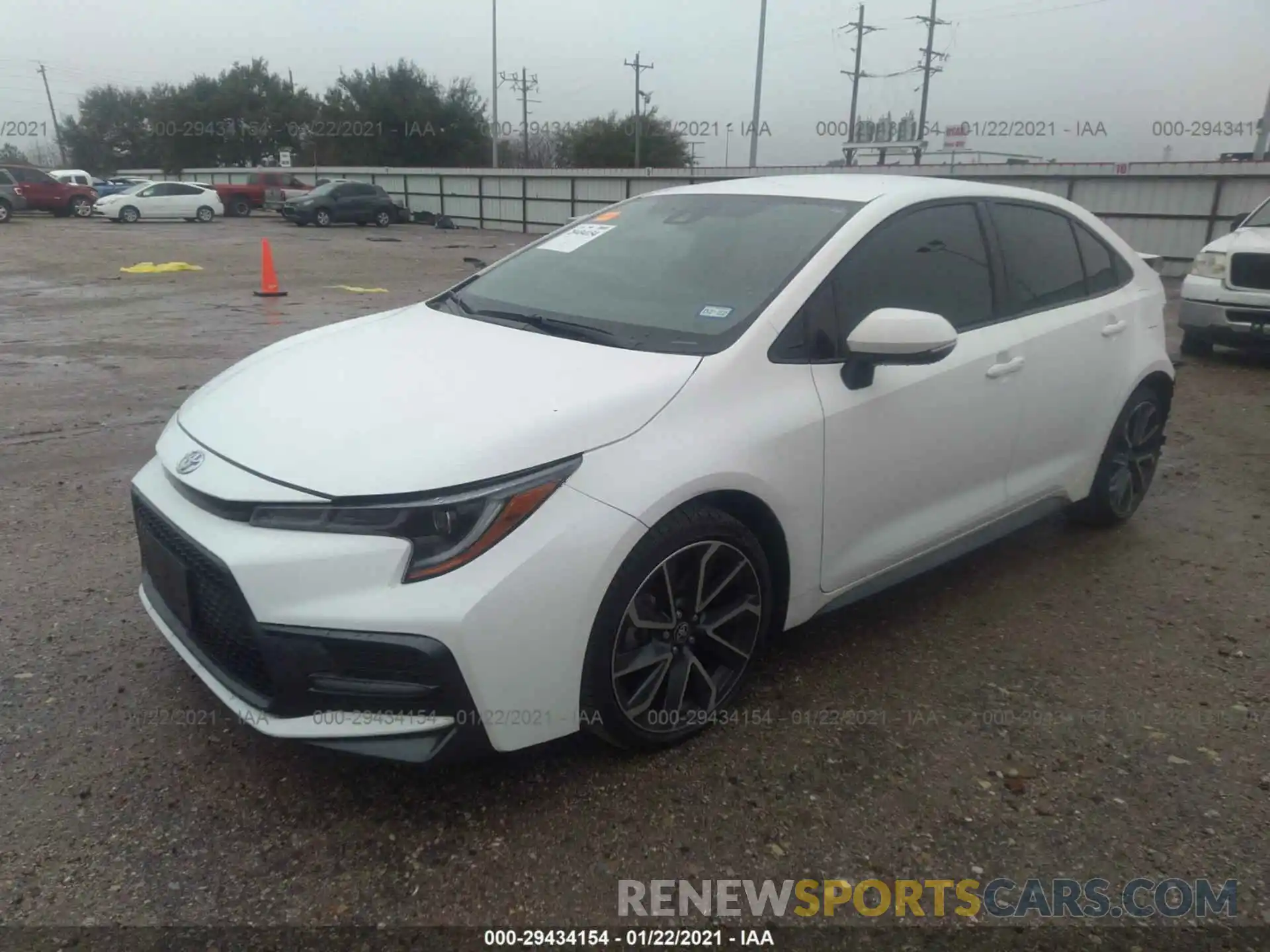 2 Photograph of a damaged car JTDS4RCE3LJ037552 TOYOTA COROLLA 2020