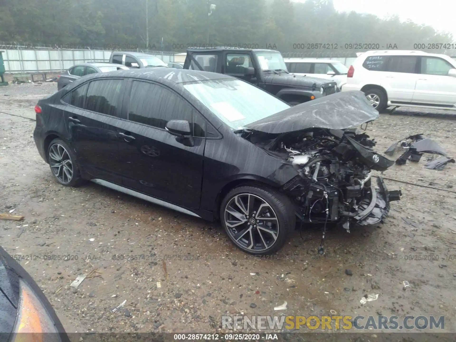 1 Photograph of a damaged car JTDS4RCE3LJ037650 TOYOTA COROLLA 2020