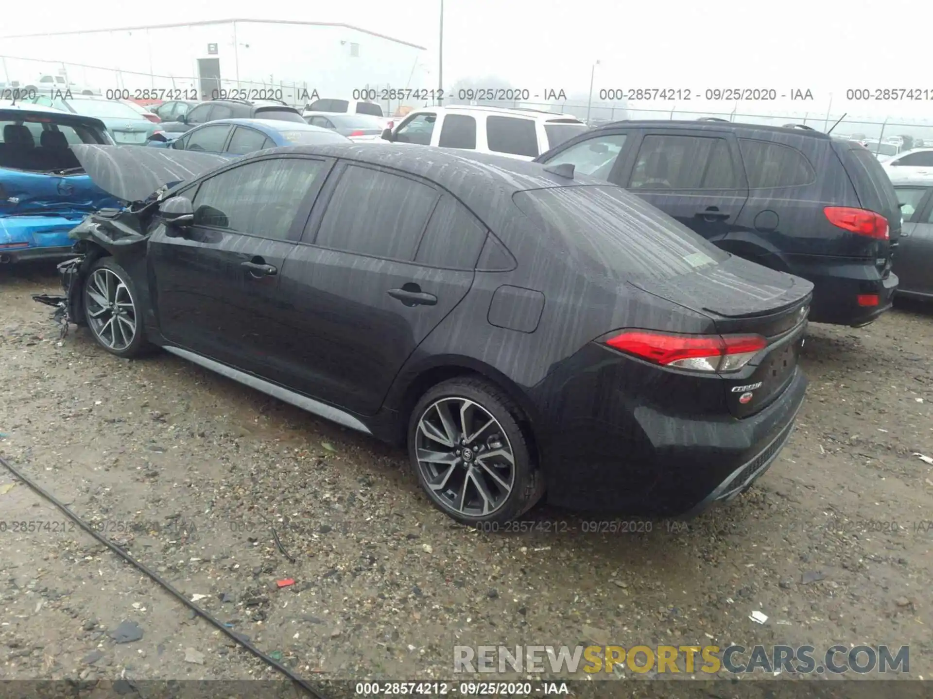 3 Photograph of a damaged car JTDS4RCE3LJ037650 TOYOTA COROLLA 2020