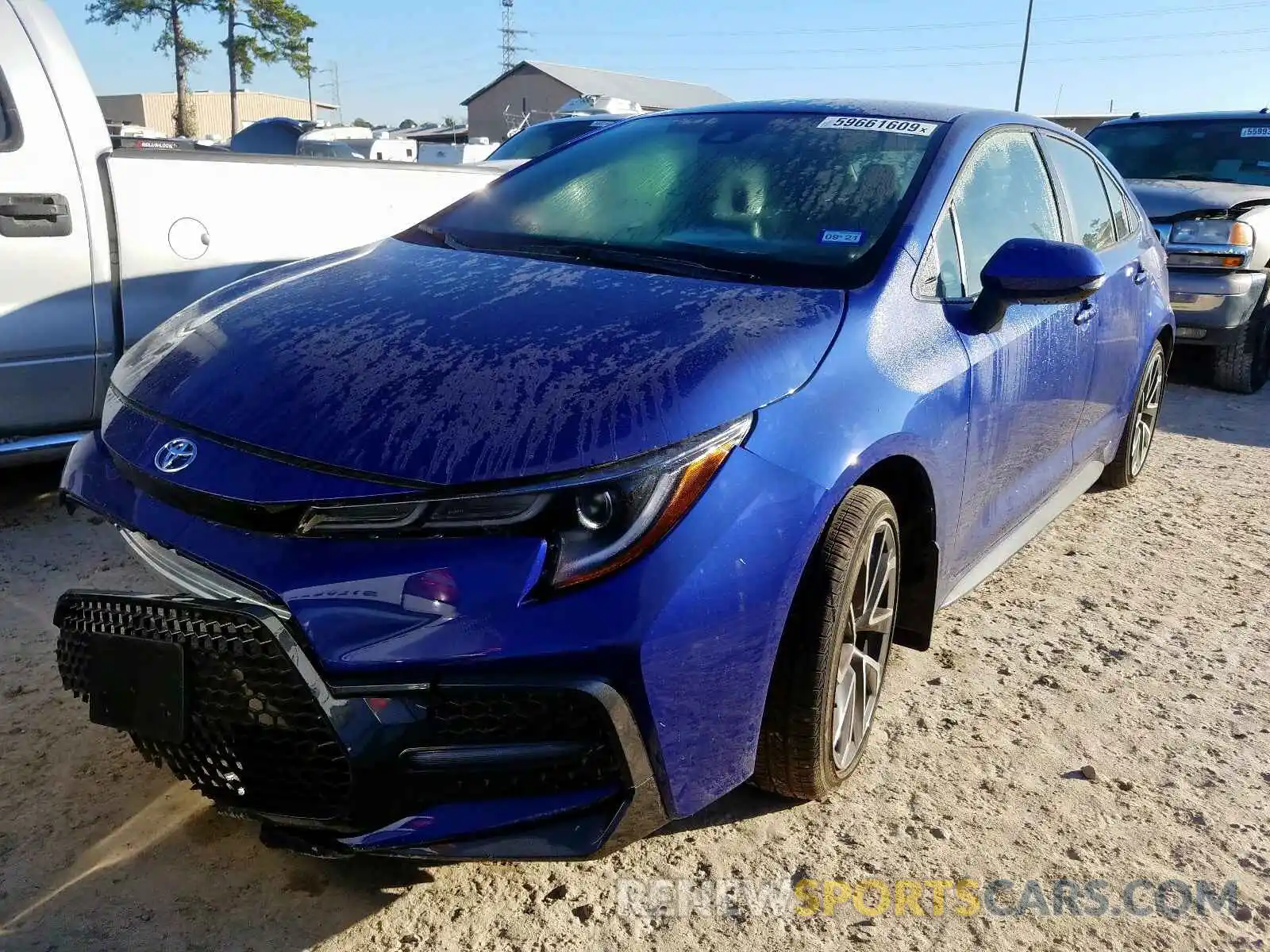 2 Photograph of a damaged car JTDS4RCE3LJ037678 TOYOTA COROLLA 2020