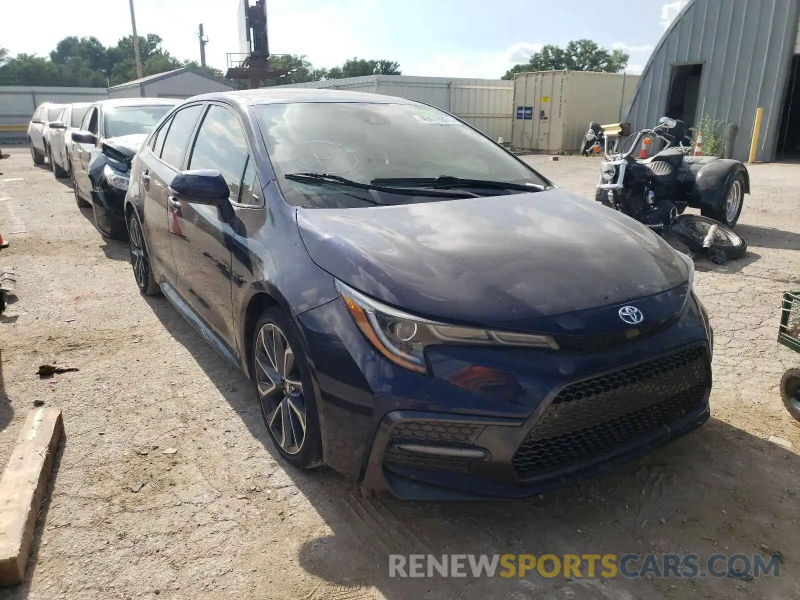 1 Photograph of a damaged car JTDS4RCE3LJ037745 TOYOTA COROLLA 2020