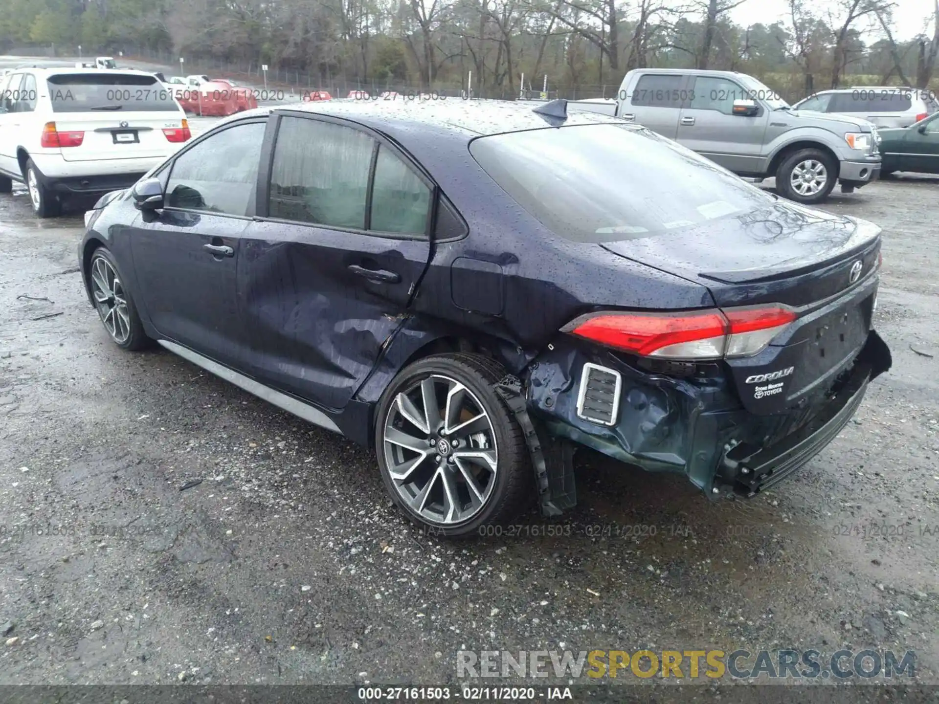 3 Photograph of a damaged car JTDS4RCE3LJ038345 TOYOTA COROLLA 2020