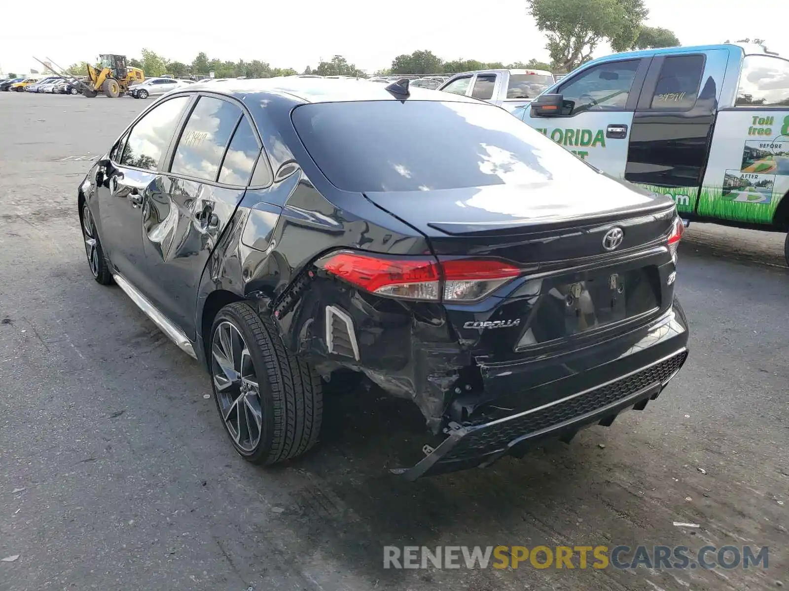 3 Photograph of a damaged car JTDS4RCE3LJ039592 TOYOTA COROLLA 2020