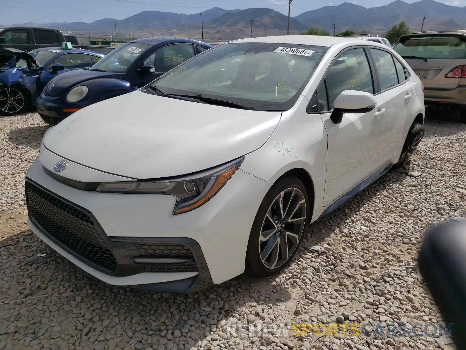 2 Photograph of a damaged car JTDS4RCE3LJ039950 TOYOTA COROLLA 2020