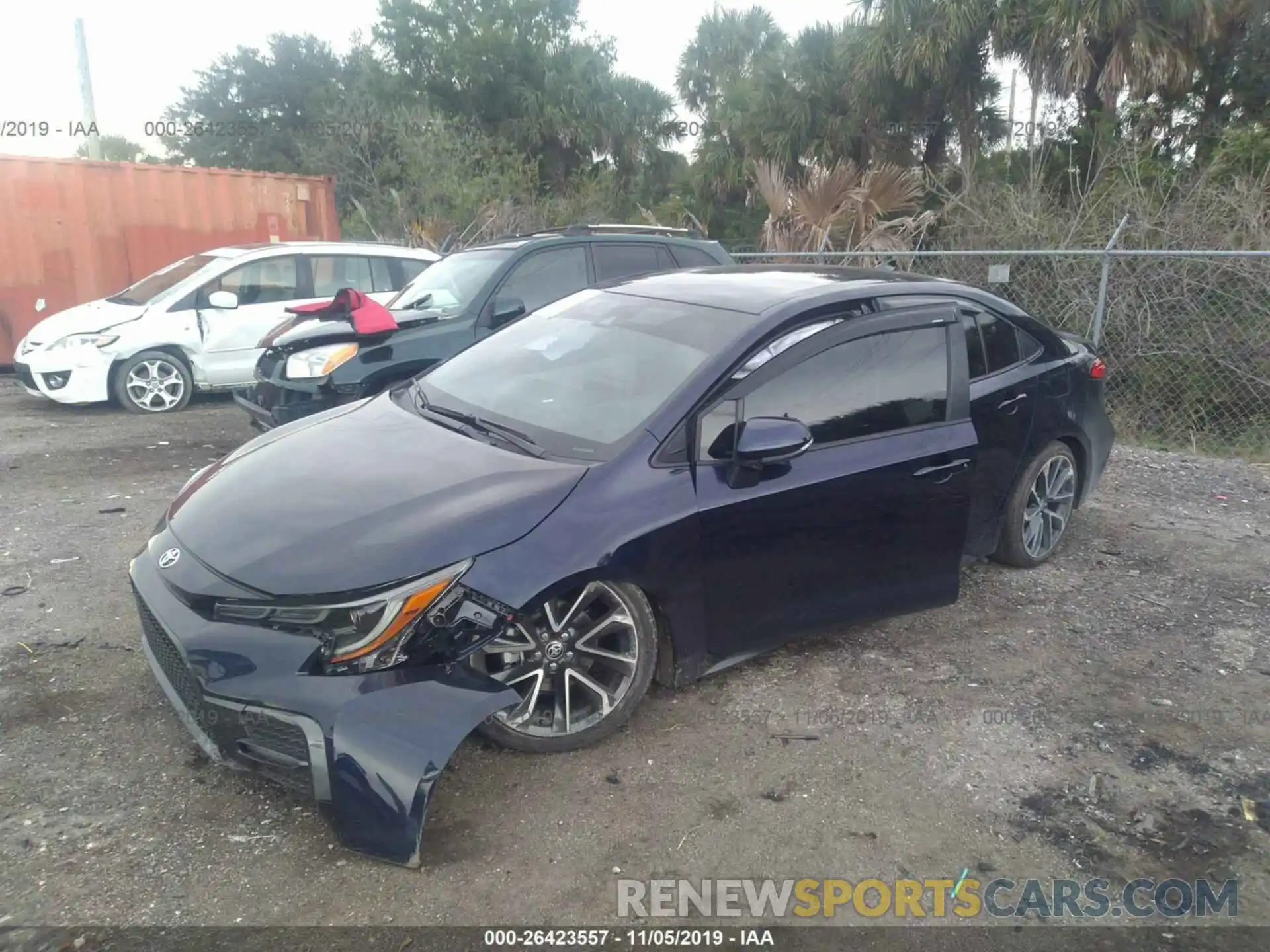 2 Photograph of a damaged car JTDS4RCE3LJ040256 TOYOTA COROLLA 2020