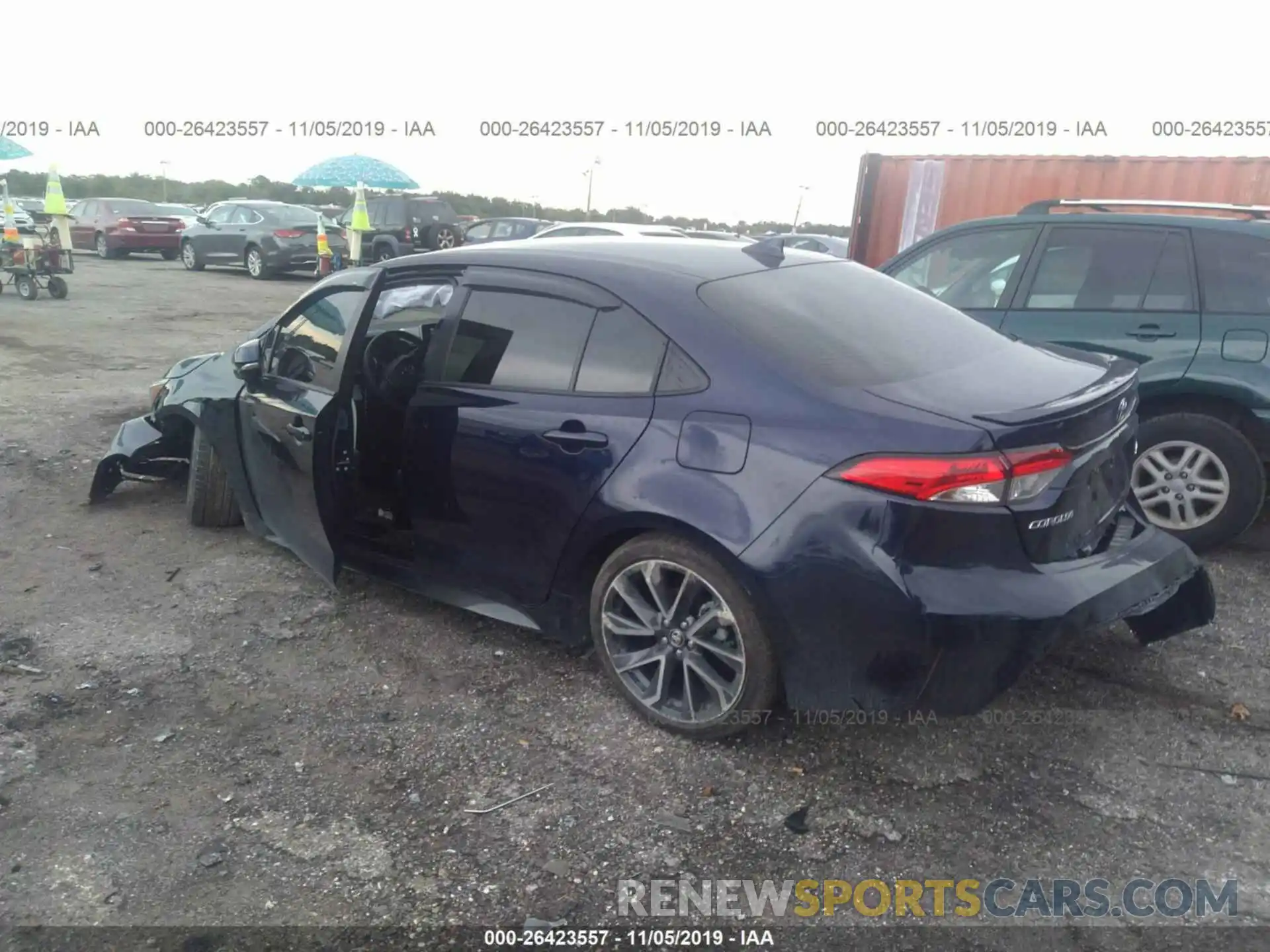 3 Photograph of a damaged car JTDS4RCE3LJ040256 TOYOTA COROLLA 2020