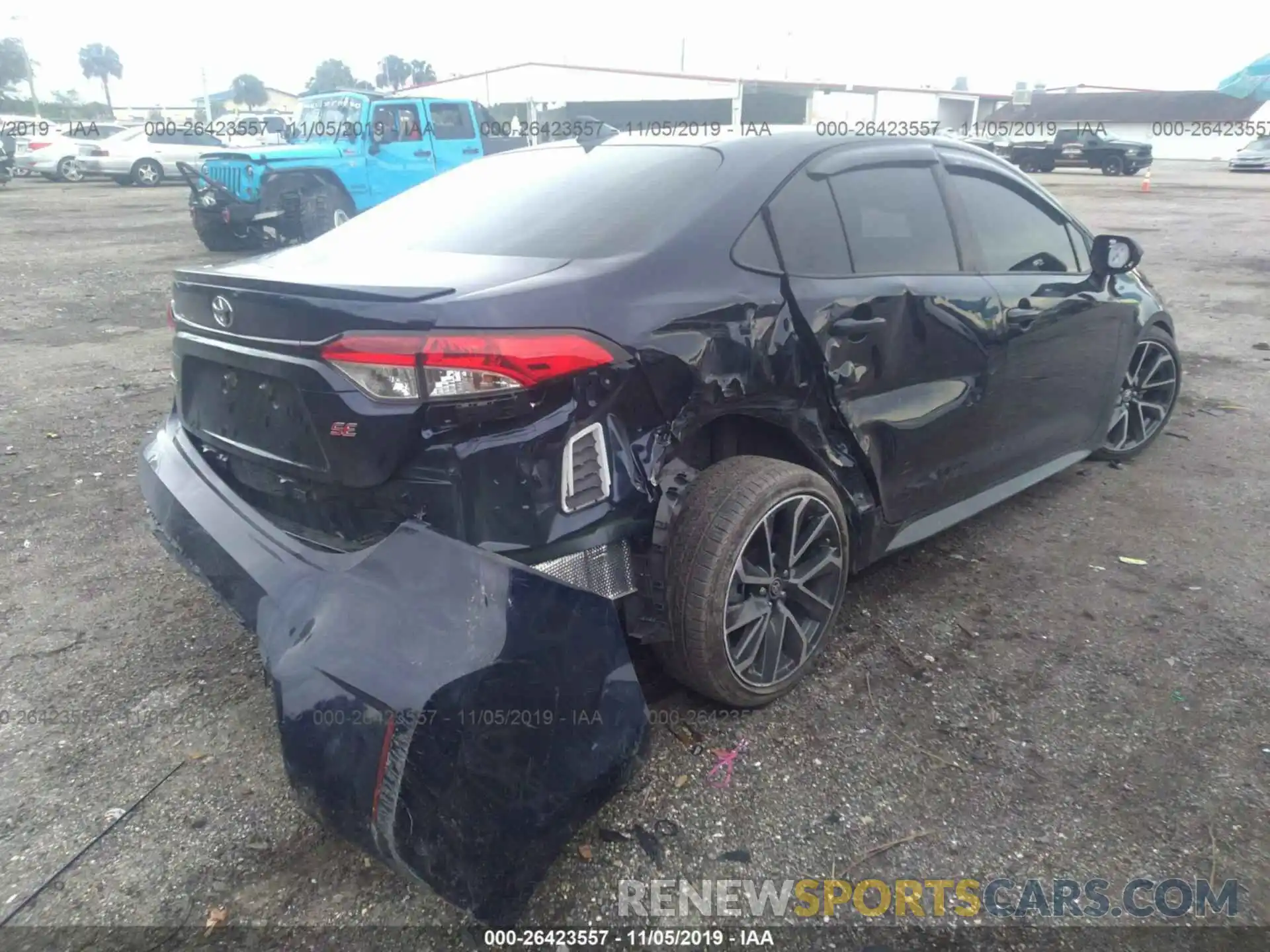 4 Photograph of a damaged car JTDS4RCE3LJ040256 TOYOTA COROLLA 2020