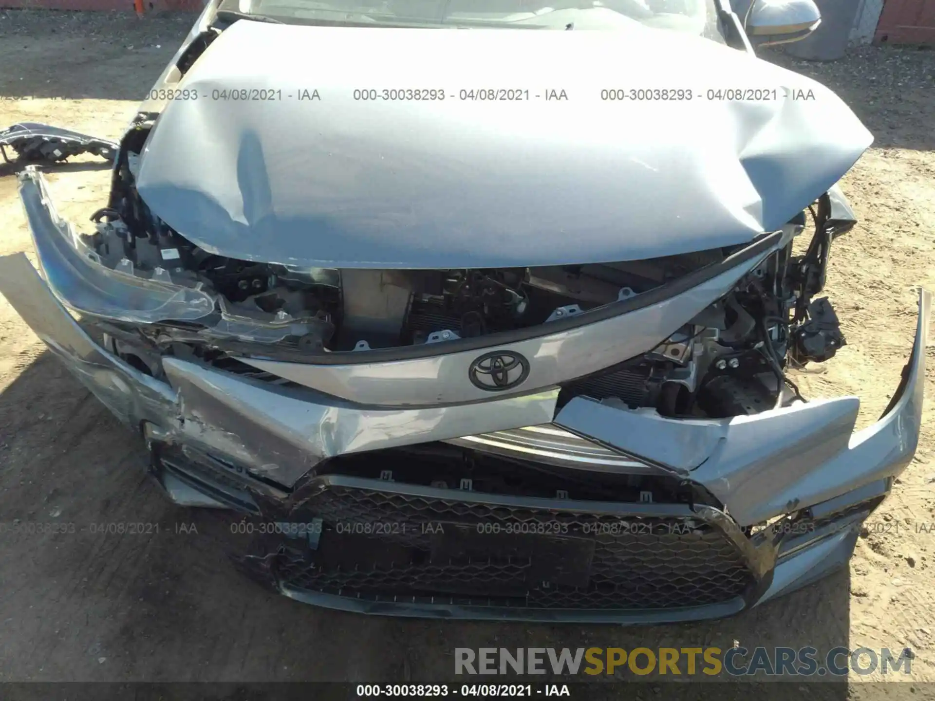6 Фотография поврежденного автомобиля JTDS4RCE3LJ040614 TOYOTA COROLLA 2020