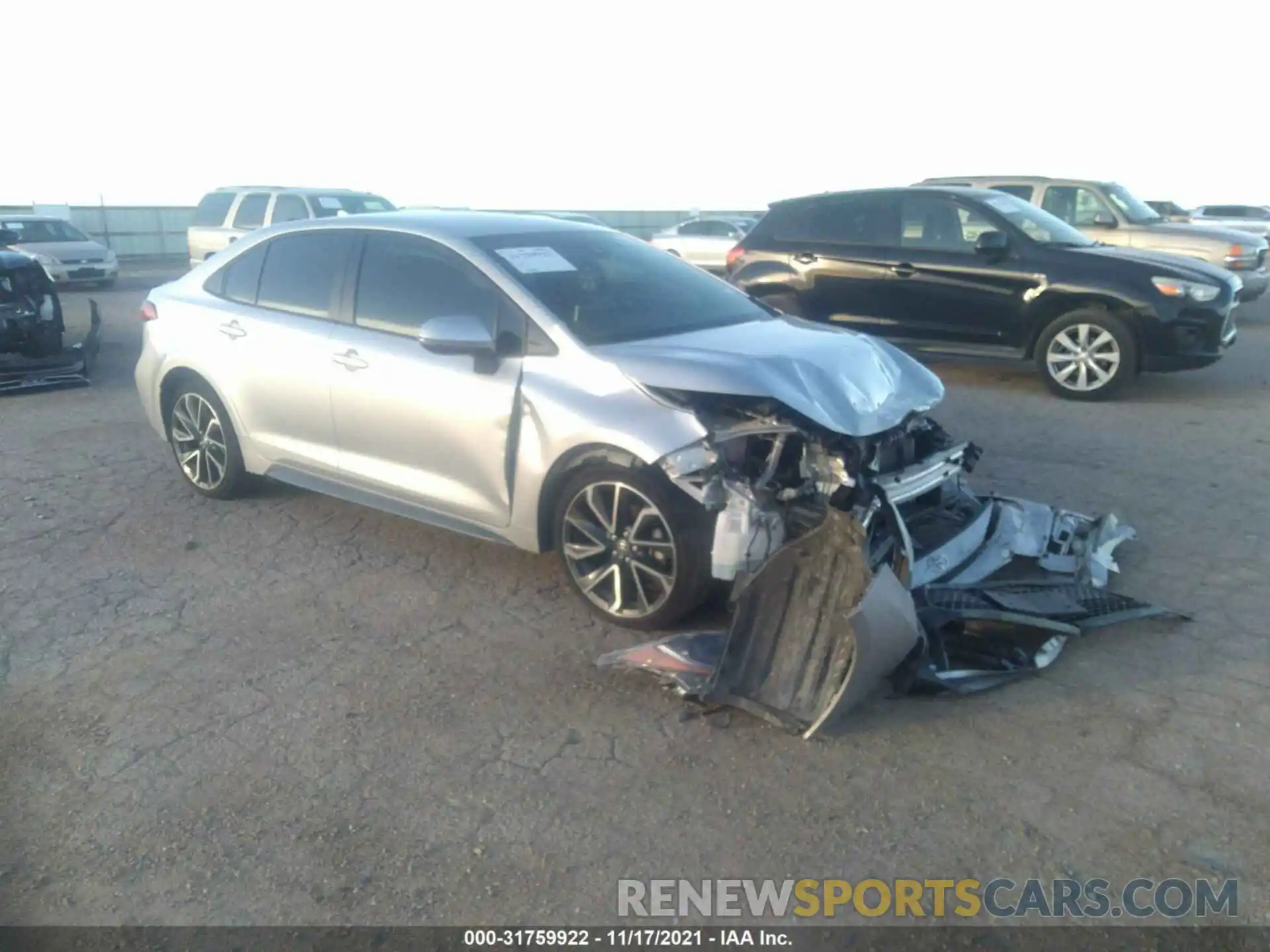 1 Photograph of a damaged car JTDS4RCE3LJ041830 TOYOTA COROLLA 2020