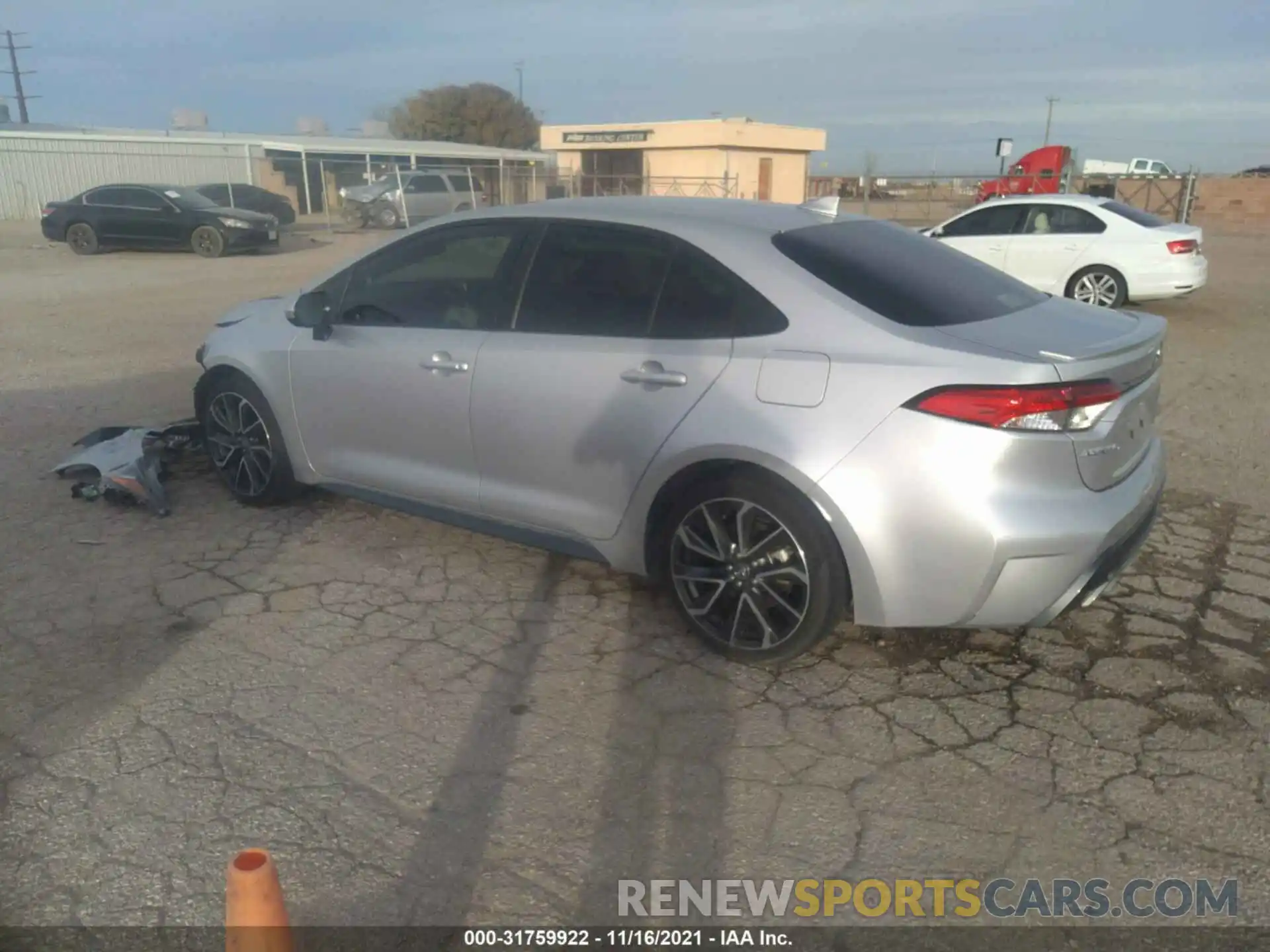 3 Photograph of a damaged car JTDS4RCE3LJ041830 TOYOTA COROLLA 2020