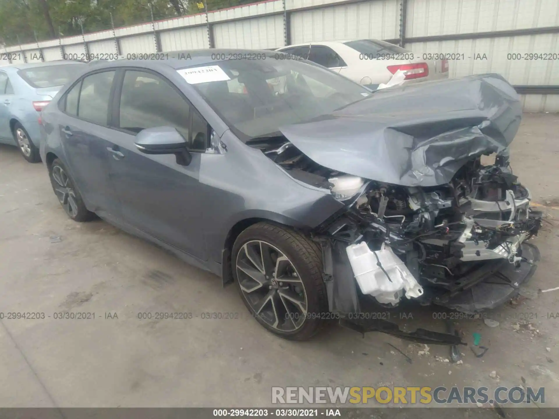 1 Photograph of a damaged car JTDS4RCE3LJ042279 TOYOTA COROLLA 2020