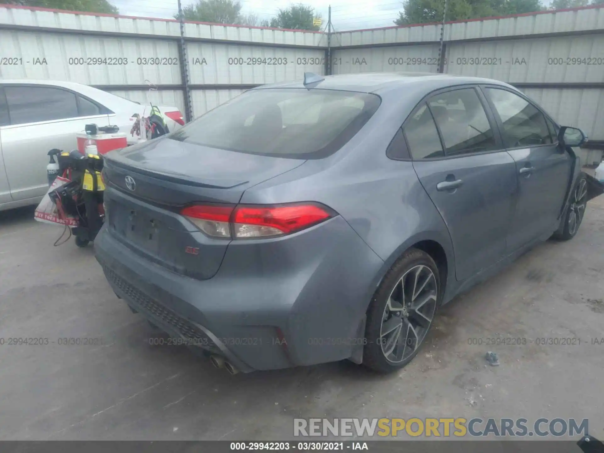 4 Photograph of a damaged car JTDS4RCE3LJ042279 TOYOTA COROLLA 2020