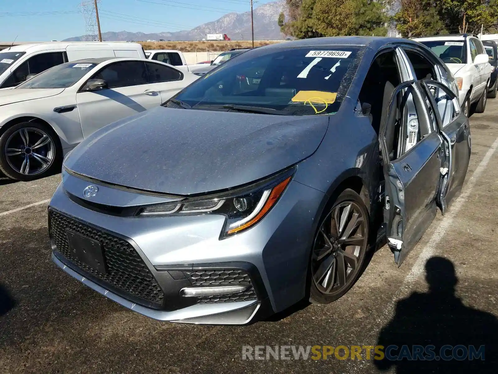 2 Photograph of a damaged car JTDS4RCE3LJ042685 TOYOTA COROLLA 2020