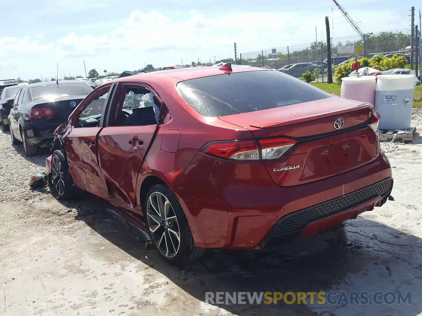 3 Photograph of a damaged car JTDS4RCE3LJ042976 TOYOTA COROLLA 2020