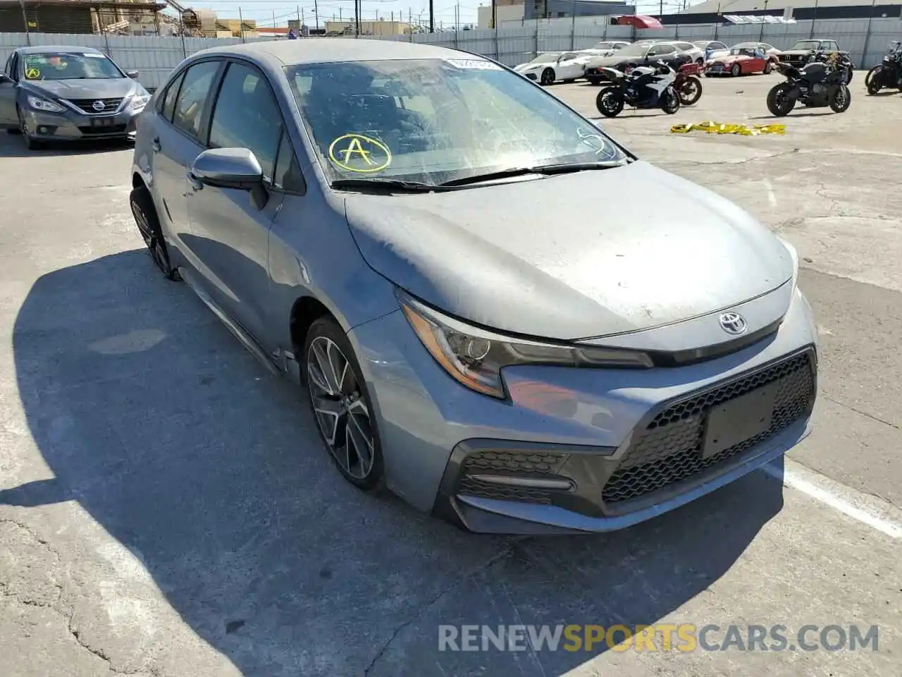 1 Photograph of a damaged car JTDS4RCE3LJ043044 TOYOTA COROLLA 2020