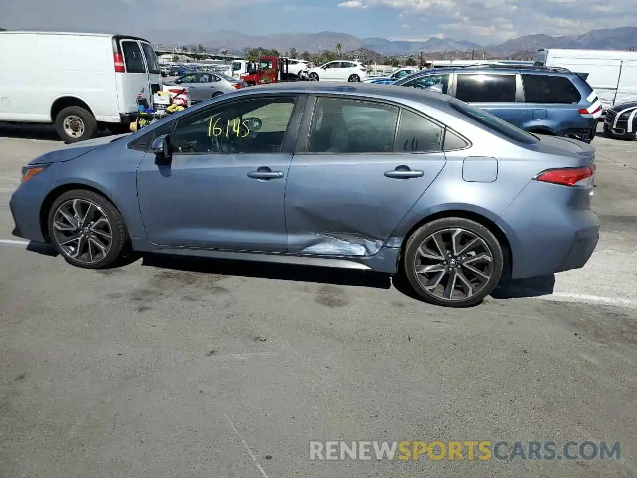 9 Photograph of a damaged car JTDS4RCE3LJ043044 TOYOTA COROLLA 2020