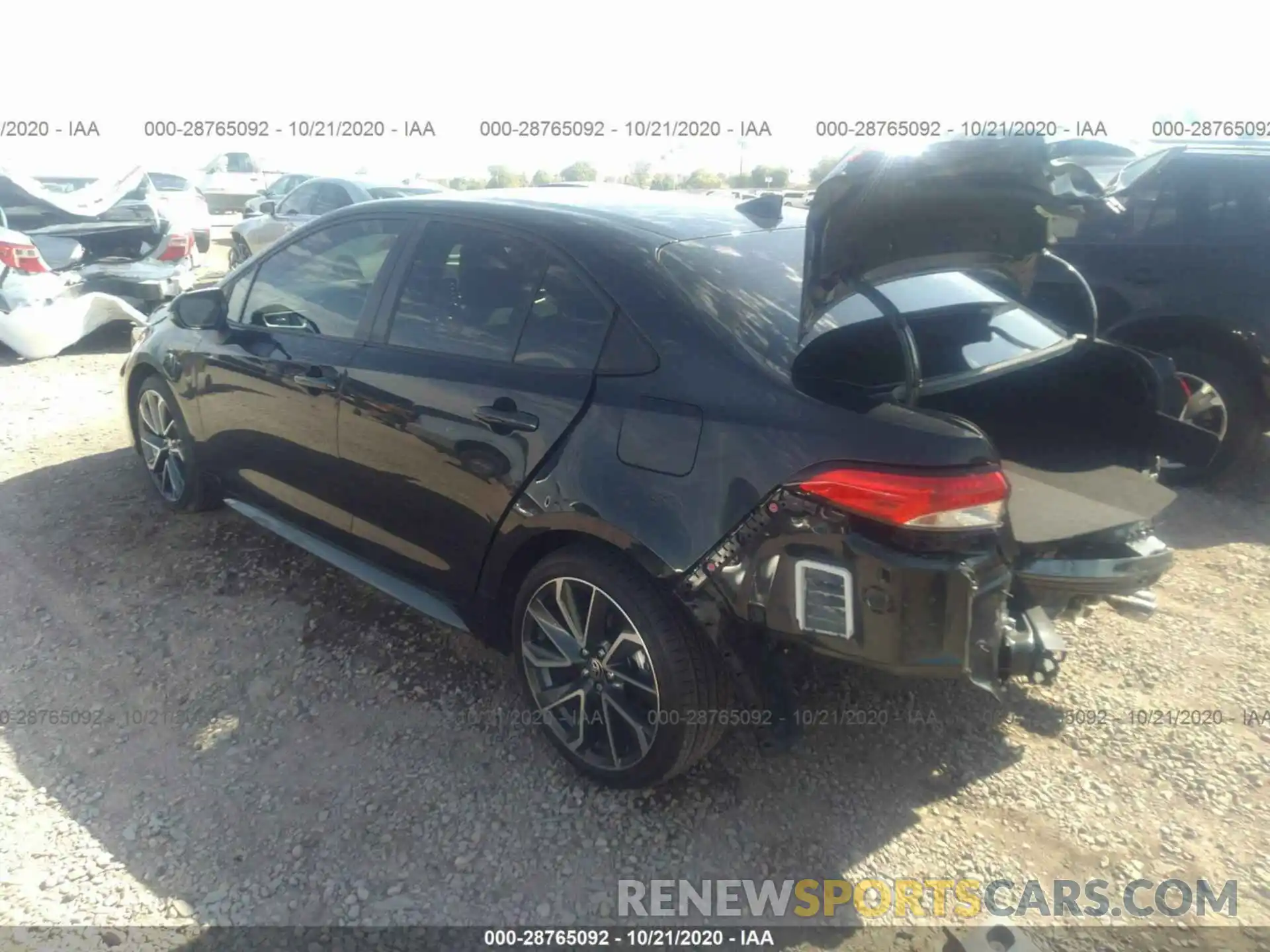 3 Photograph of a damaged car JTDS4RCE3LJ043237 TOYOTA COROLLA 2020