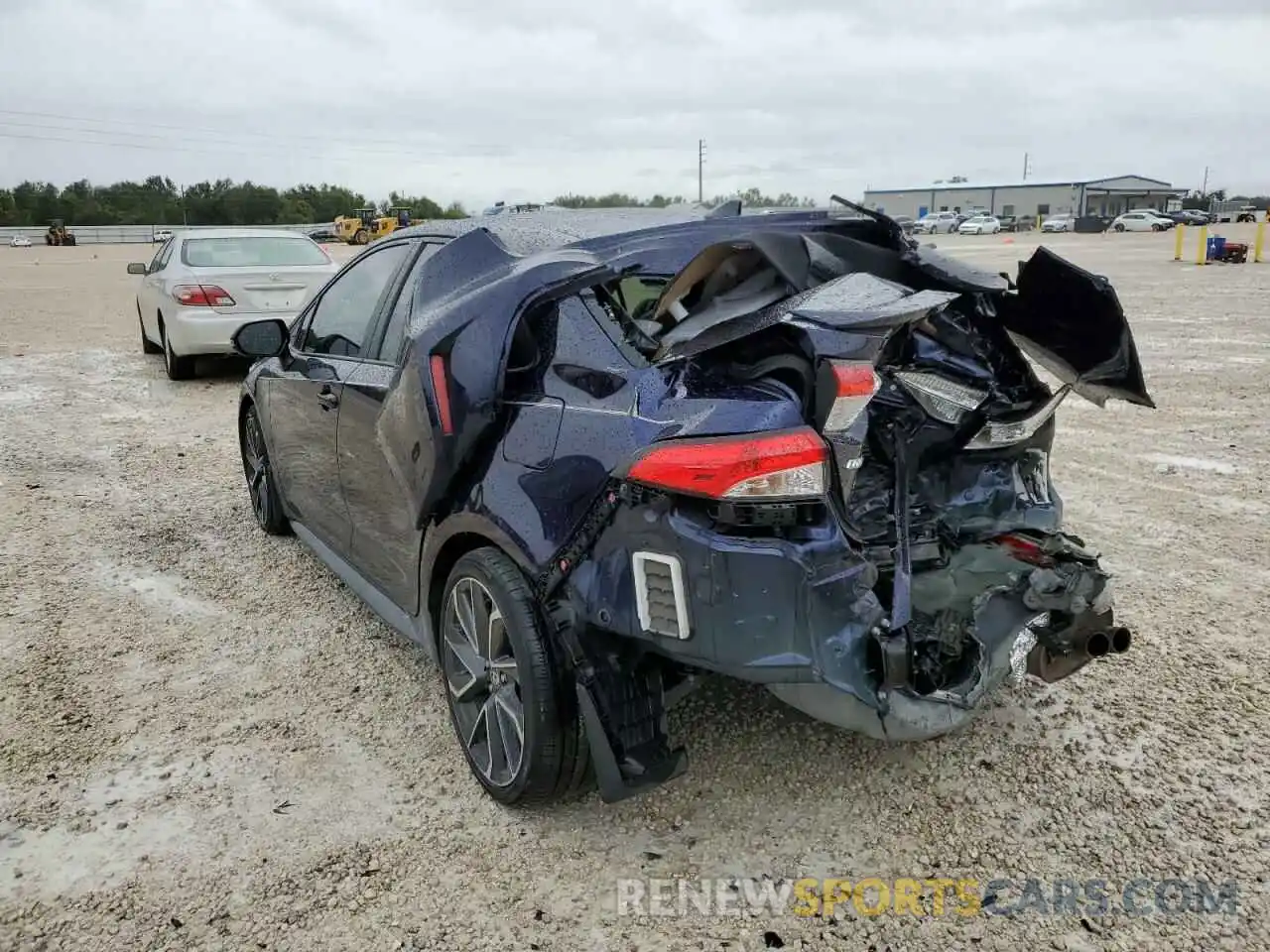 2 Photograph of a damaged car JTDS4RCE3LJ043884 TOYOTA COROLLA 2020