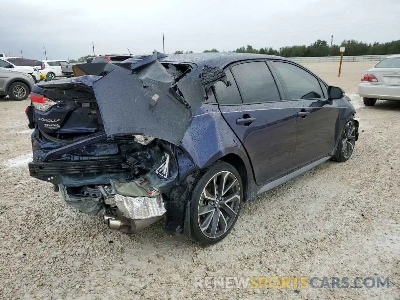 3 Фотография поврежденного автомобиля JTDS4RCE3LJ043884 TOYOTA COROLLA 2020