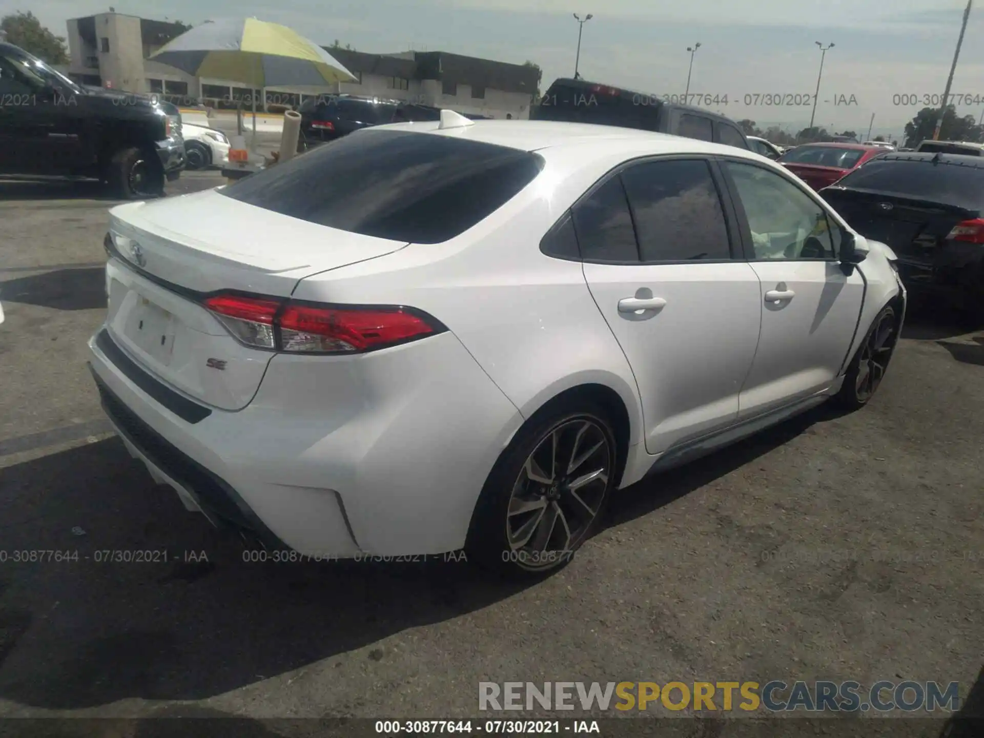 4 Photograph of a damaged car JTDS4RCE3LJ044355 TOYOTA COROLLA 2020