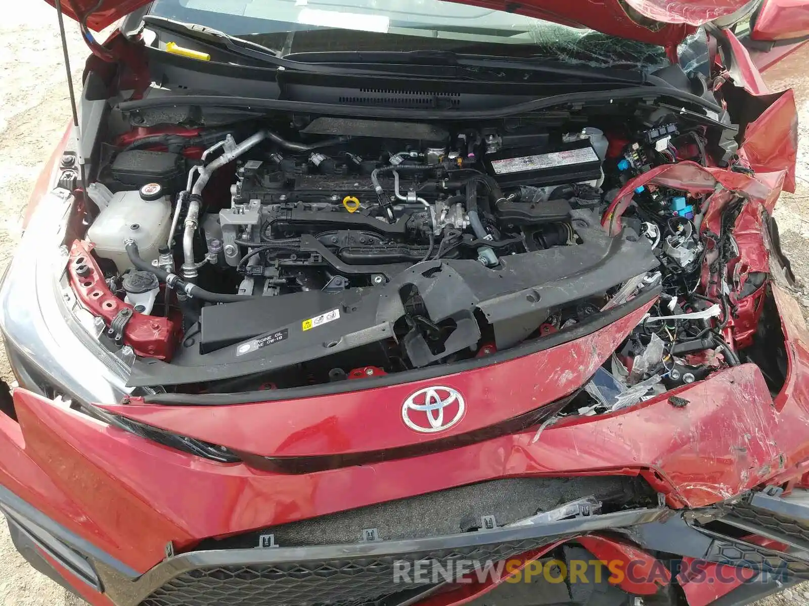 7 Photograph of a damaged car JTDS4RCE3LJ045375 TOYOTA COROLLA 2020