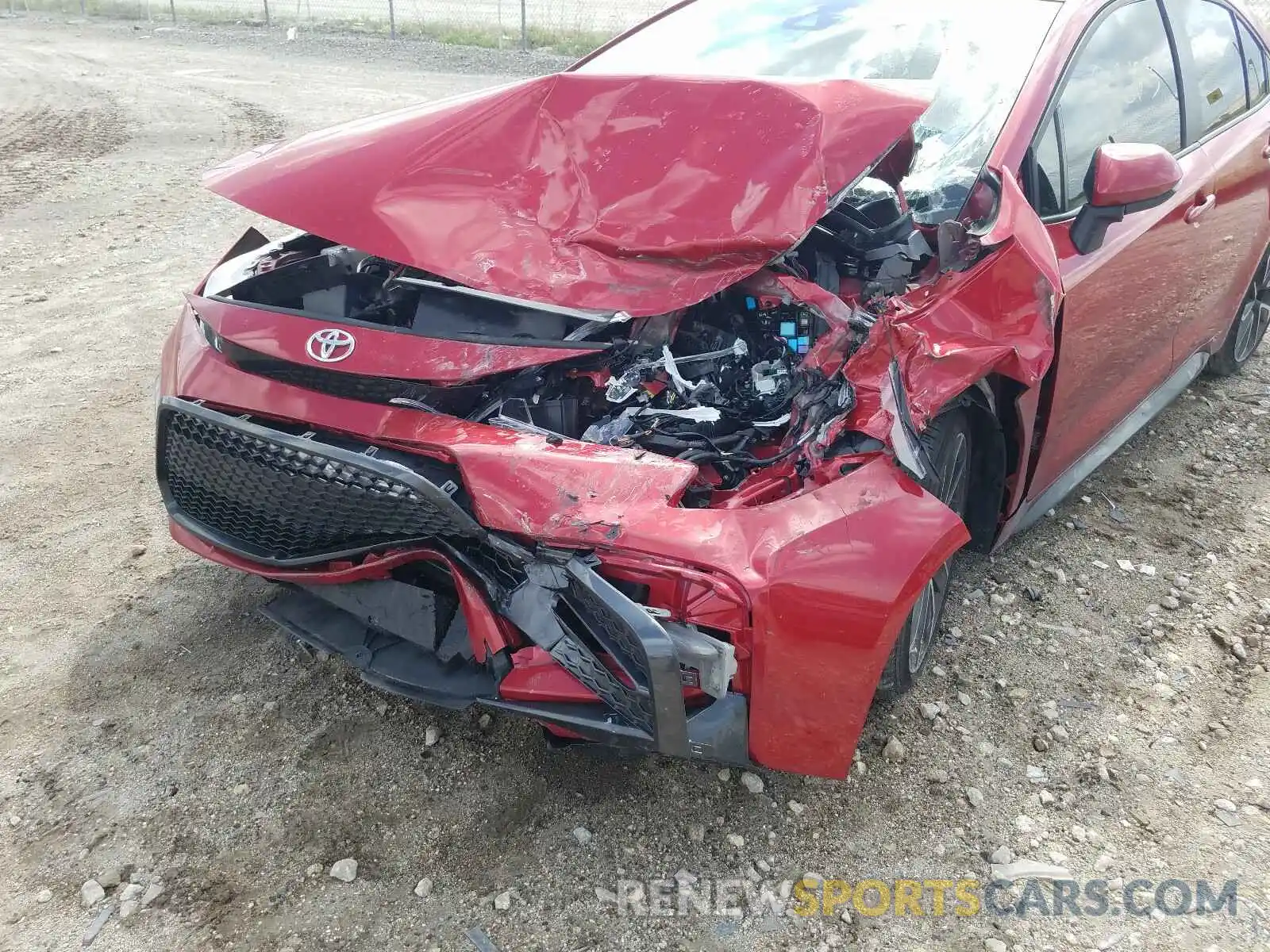 9 Photograph of a damaged car JTDS4RCE3LJ045375 TOYOTA COROLLA 2020