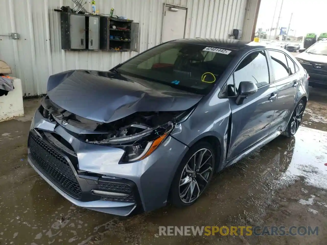 2 Photograph of a damaged car JTDS4RCE3LJ045750 TOYOTA COROLLA 2020