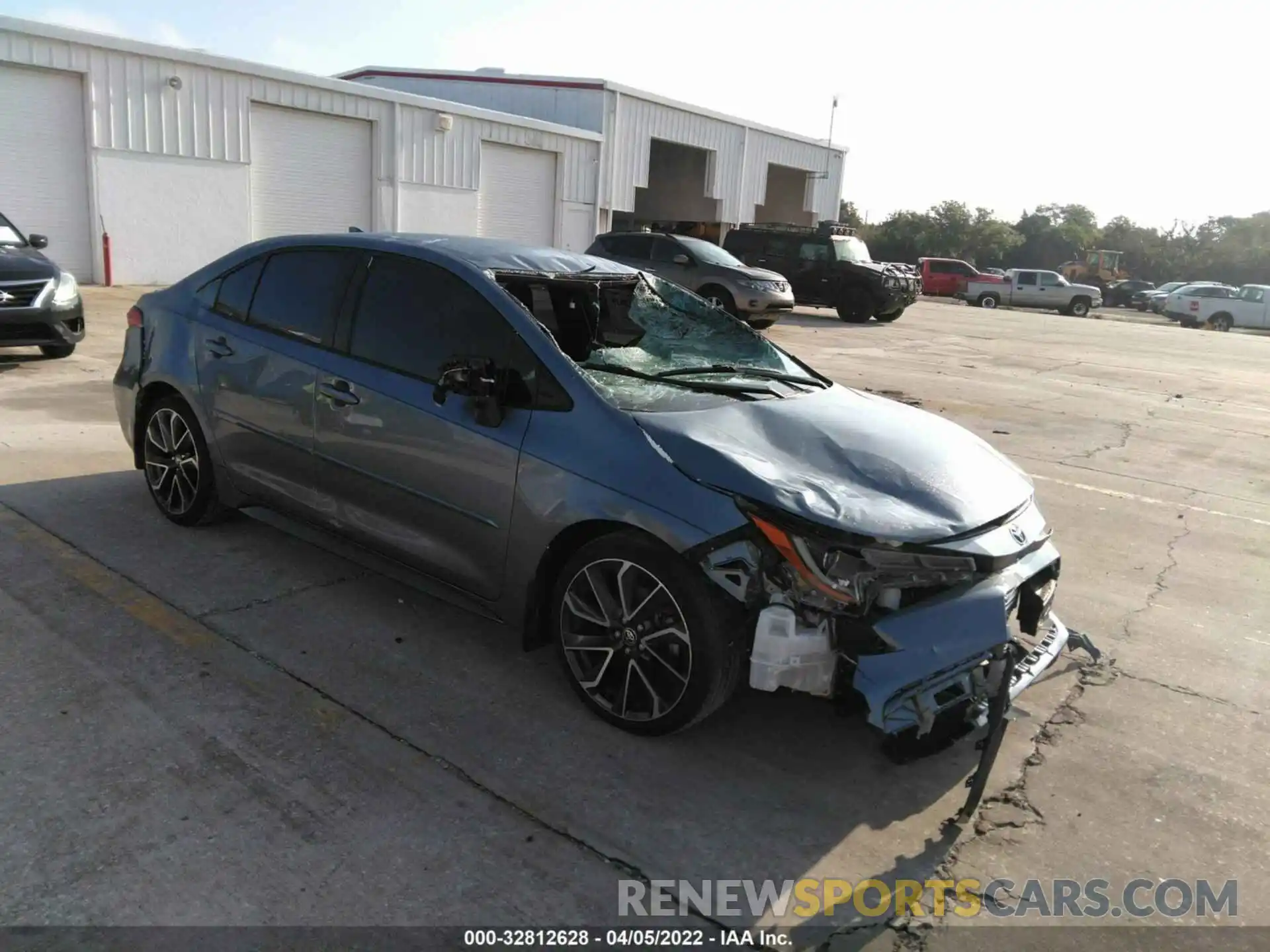 1 Photograph of a damaged car JTDS4RCE3LJ045800 TOYOTA COROLLA 2020