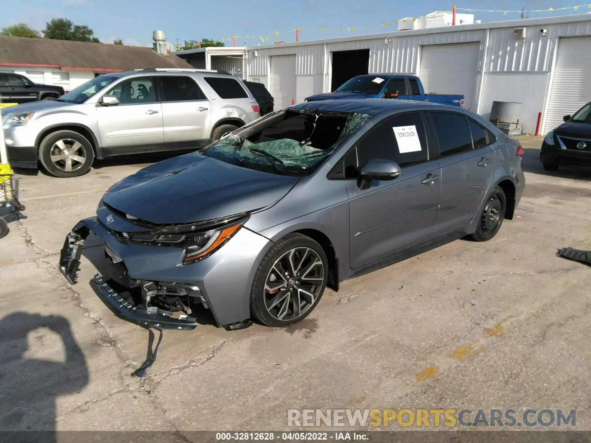 2 Photograph of a damaged car JTDS4RCE3LJ045800 TOYOTA COROLLA 2020