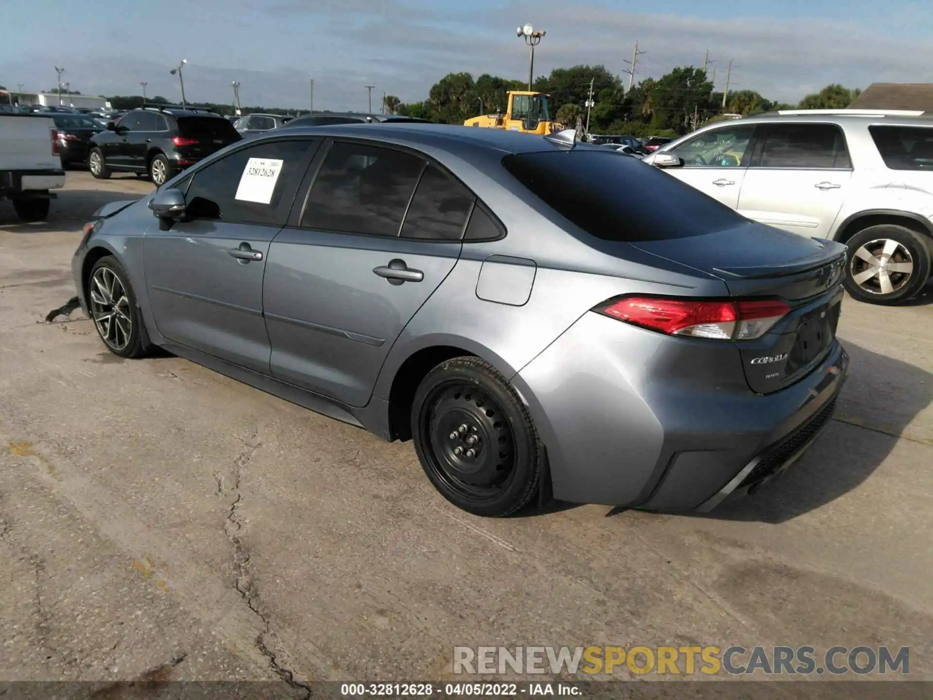 3 Photograph of a damaged car JTDS4RCE3LJ045800 TOYOTA COROLLA 2020