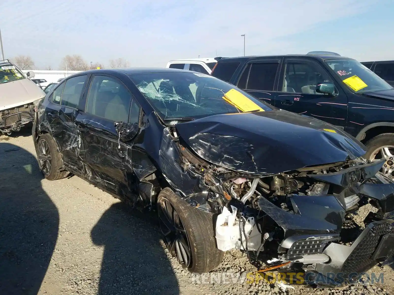 1 Photograph of a damaged car JTDS4RCE3LJ047417 TOYOTA COROLLA 2020