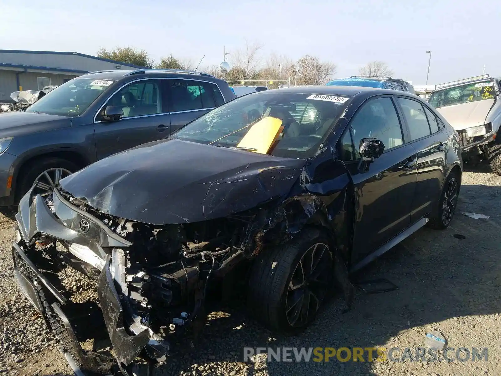 2 Photograph of a damaged car JTDS4RCE3LJ047417 TOYOTA COROLLA 2020