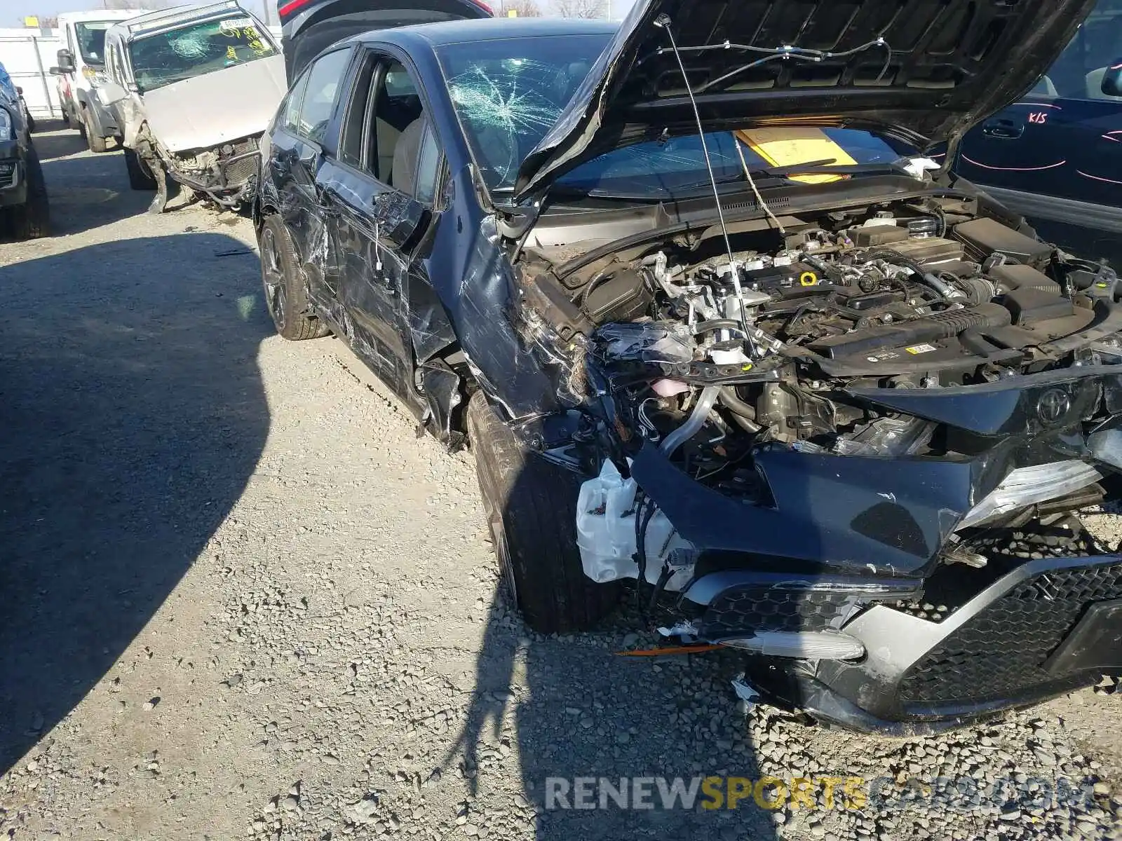 9 Photograph of a damaged car JTDS4RCE3LJ047417 TOYOTA COROLLA 2020