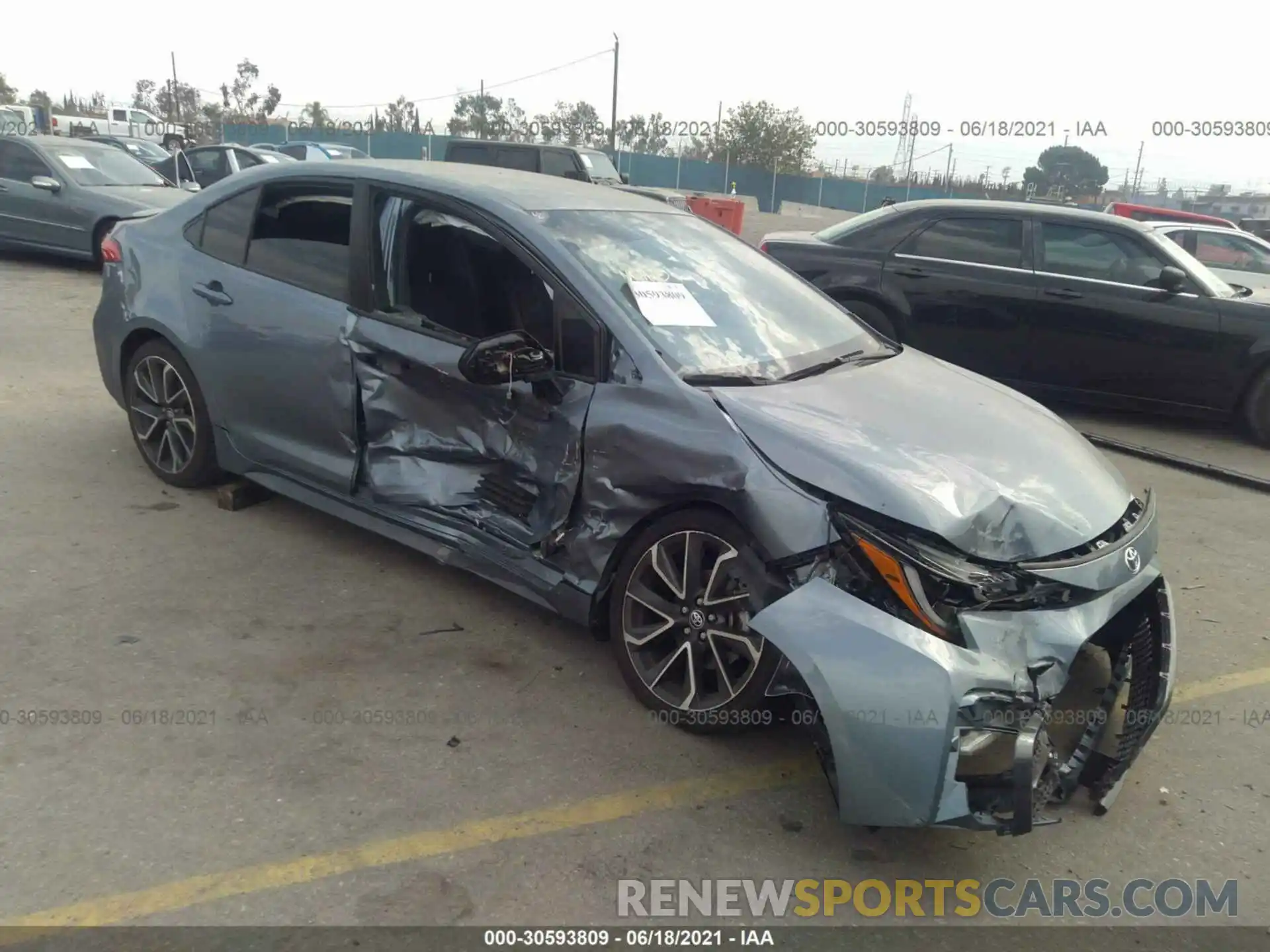 1 Photograph of a damaged car JTDS4RCE3LJ047899 TOYOTA COROLLA 2020