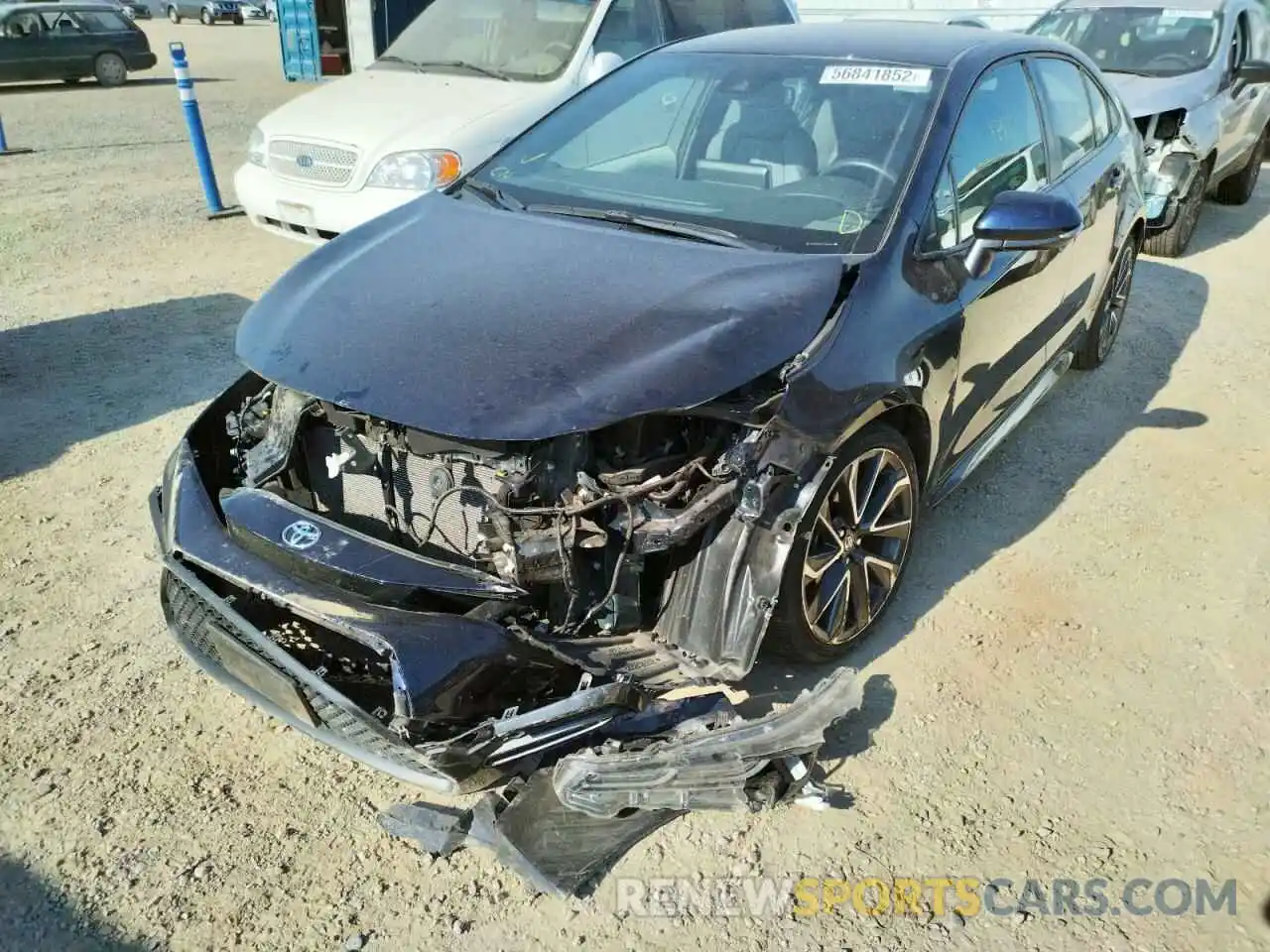 2 Photograph of a damaged car JTDS4RCE3LJ050642 TOYOTA COROLLA 2020