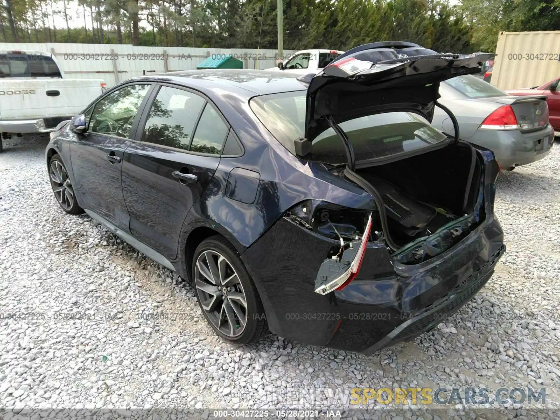 3 Photograph of a damaged car JTDS4RCE3LJ051533 TOYOTA COROLLA 2020