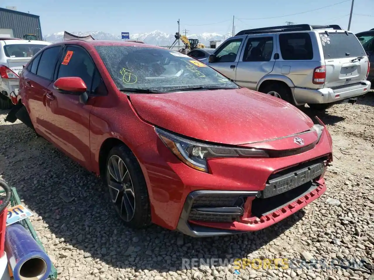 1 Photograph of a damaged car JTDS4RCE3LJ051936 TOYOTA COROLLA 2020