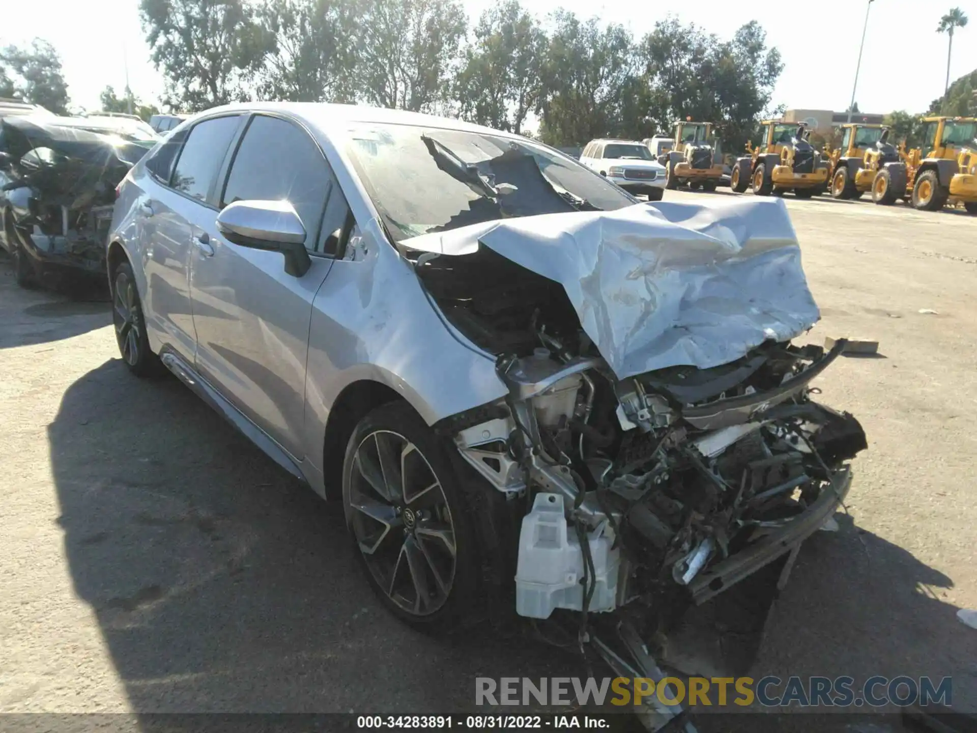 1 Photograph of a damaged car JTDS4RCE3LJ052326 TOYOTA COROLLA 2020