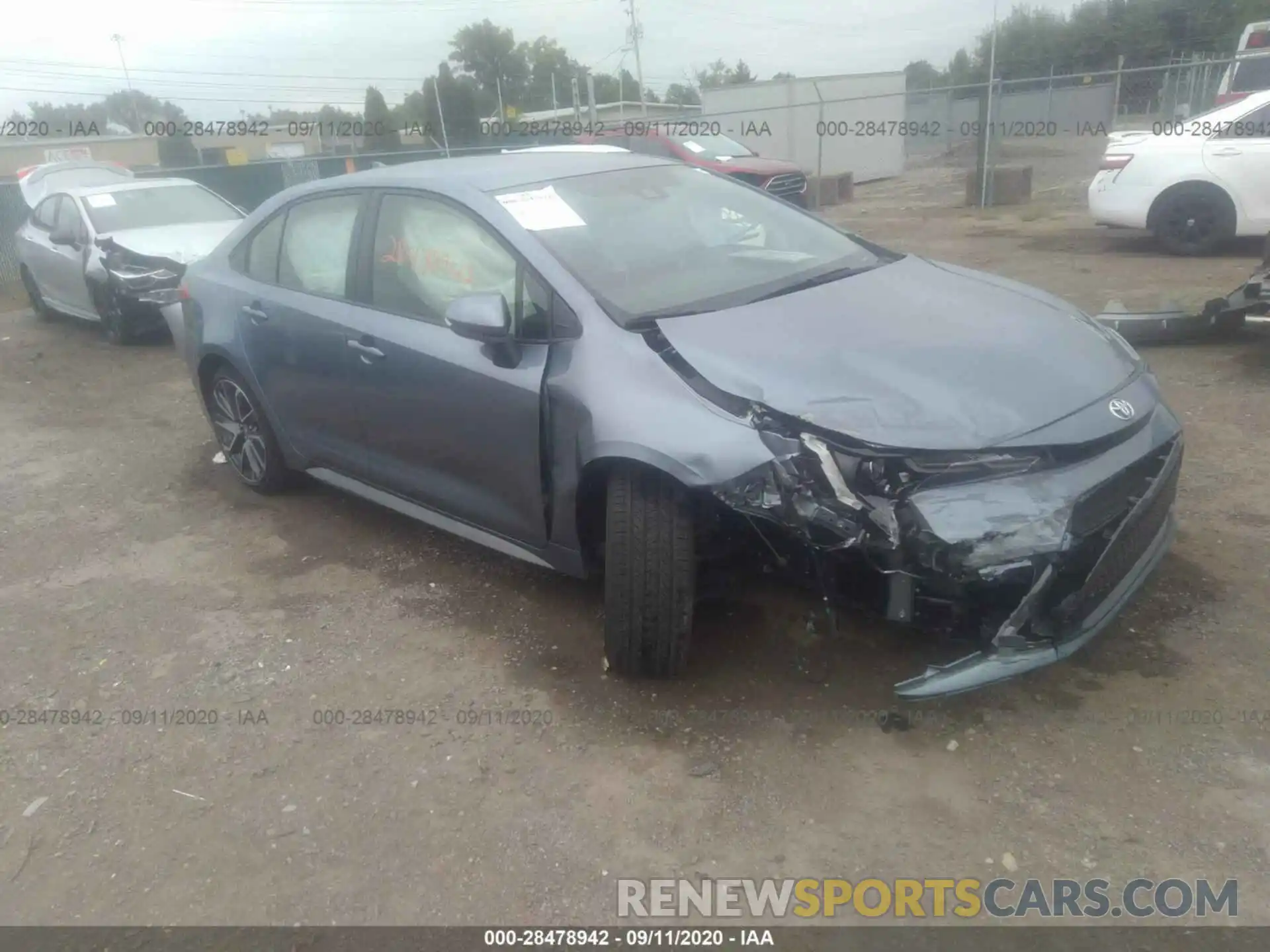 1 Photograph of a damaged car JTDS4RCE3LJ052486 TOYOTA COROLLA 2020