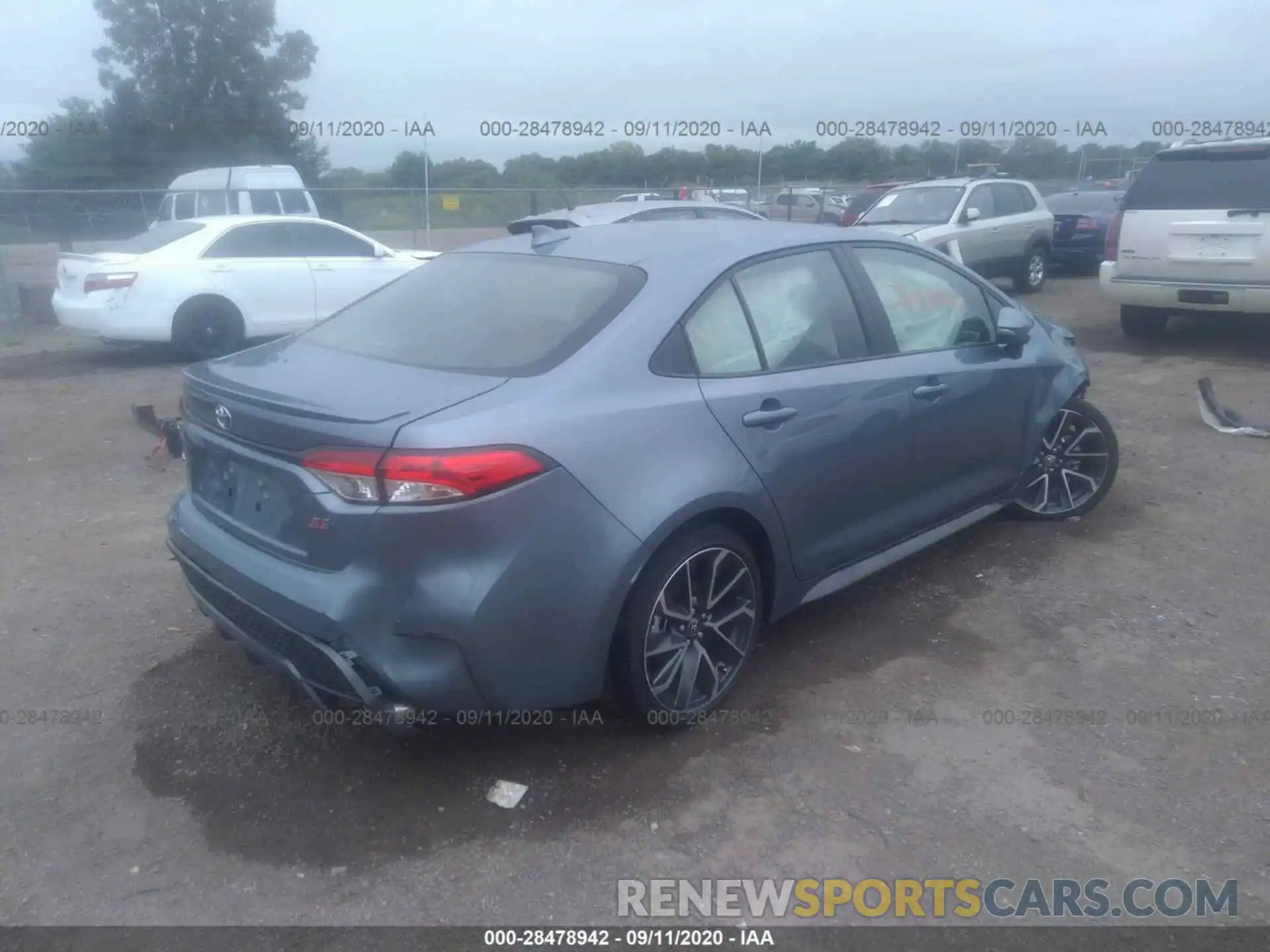 4 Photograph of a damaged car JTDS4RCE3LJ052486 TOYOTA COROLLA 2020