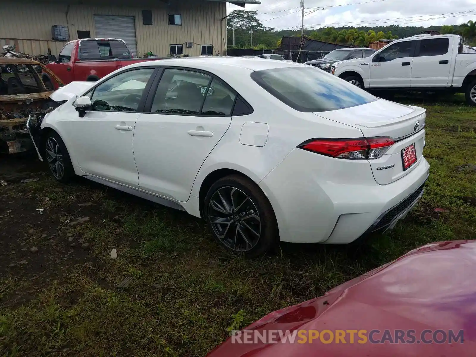 3 Photograph of a damaged car JTDS4RCE3LJ052536 TOYOTA COROLLA 2020