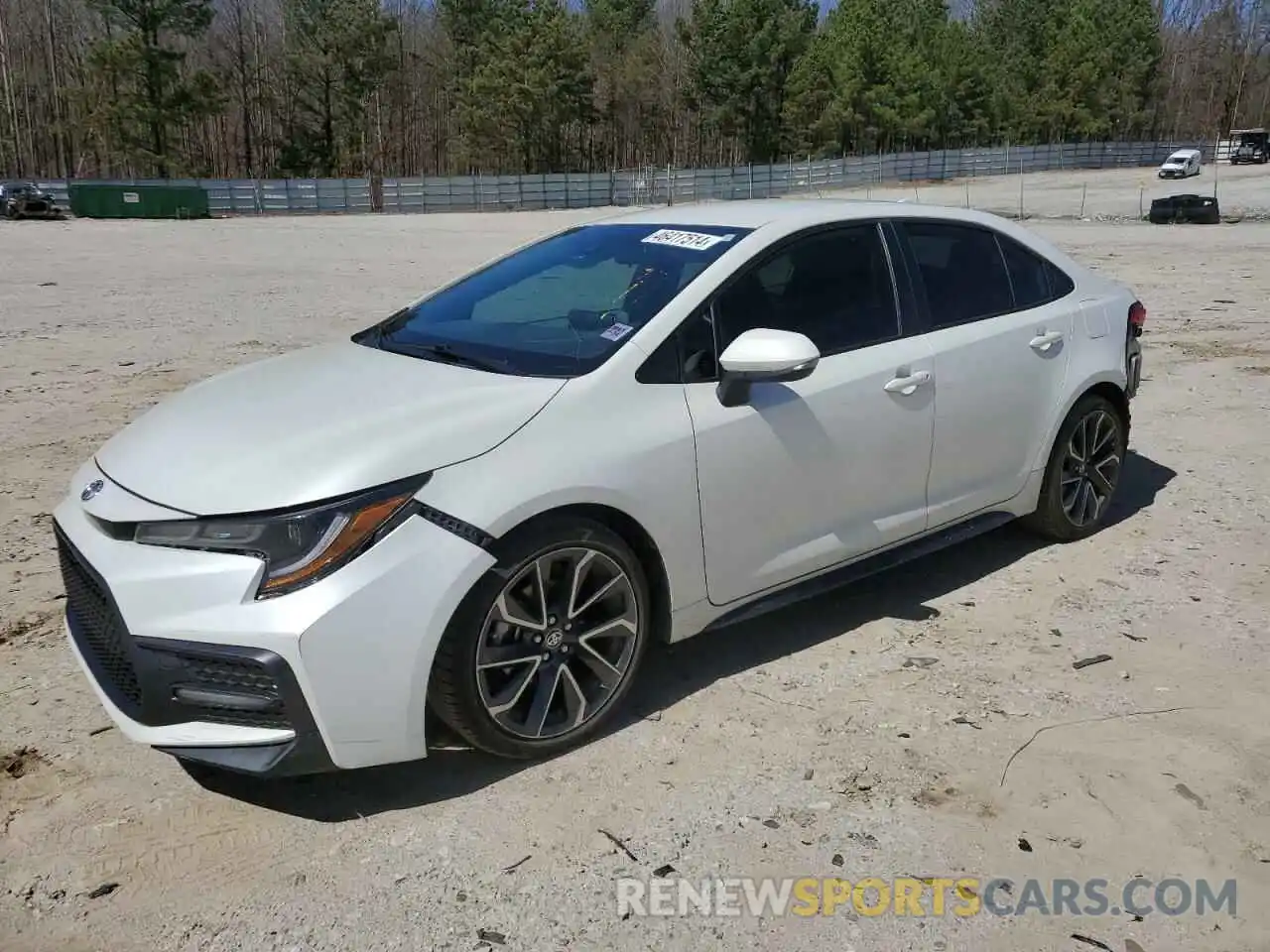 1 Photograph of a damaged car JTDS4RCE3LJ052858 TOYOTA COROLLA 2020