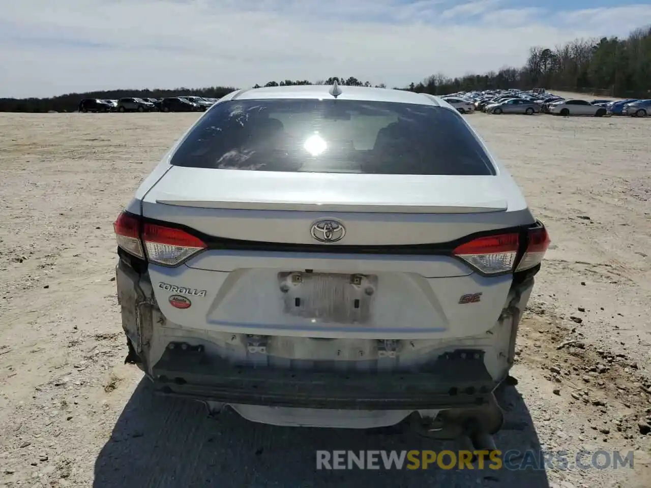 6 Photograph of a damaged car JTDS4RCE3LJ052858 TOYOTA COROLLA 2020