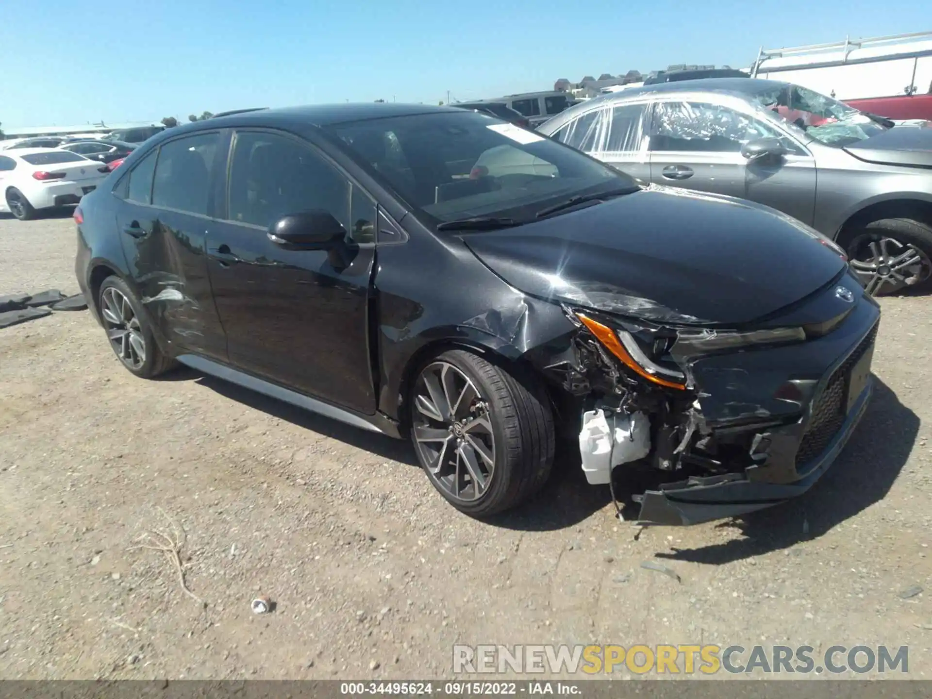 1 Photograph of a damaged car JTDS4RCE4LJ001143 TOYOTA COROLLA 2020