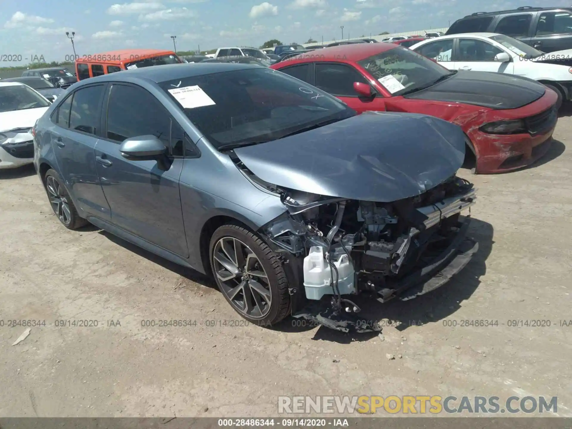 1 Photograph of a damaged car JTDS4RCE4LJ001353 TOYOTA COROLLA 2020