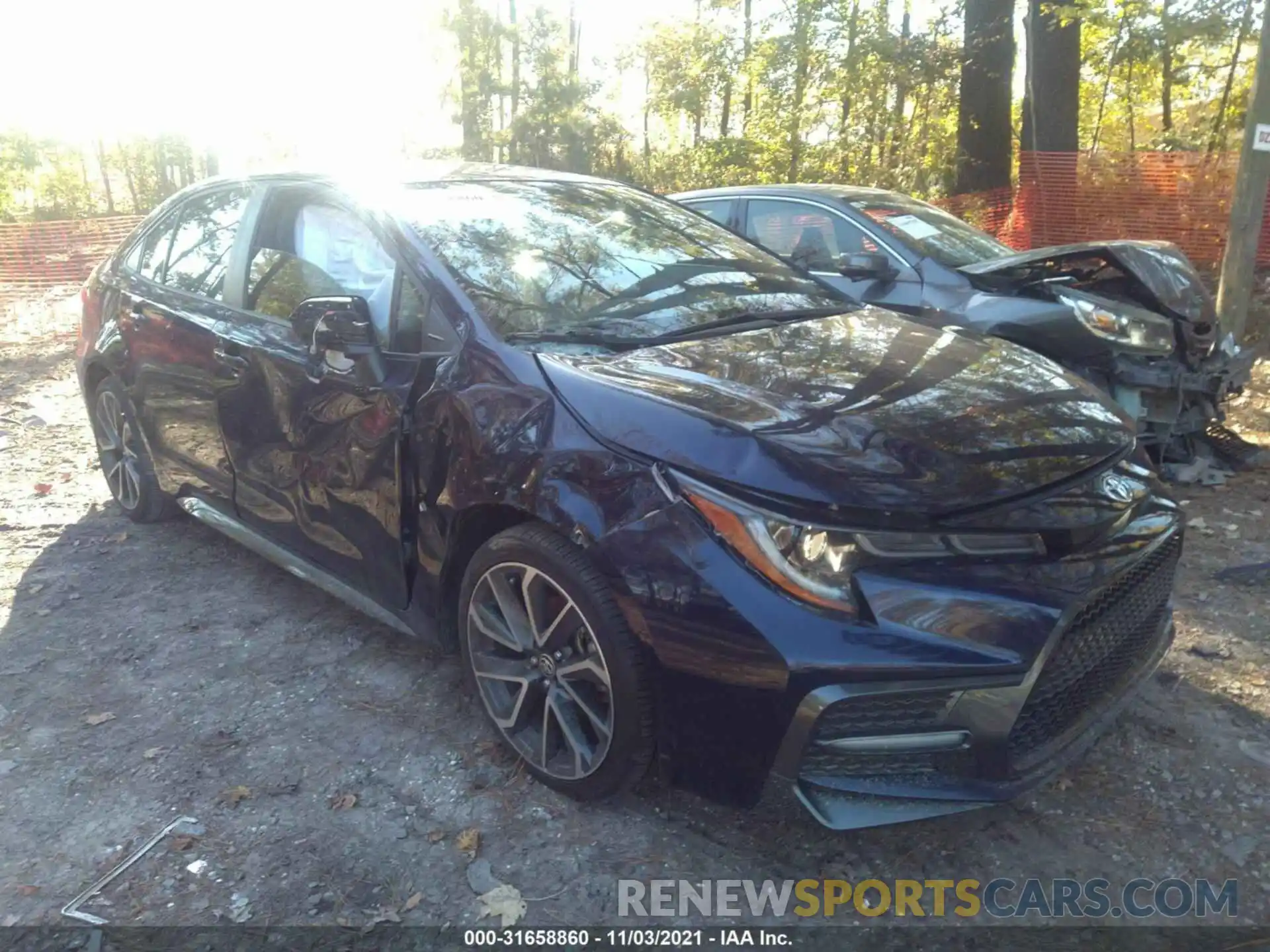 1 Photograph of a damaged car JTDS4RCE4LJ002826 TOYOTA COROLLA 2020