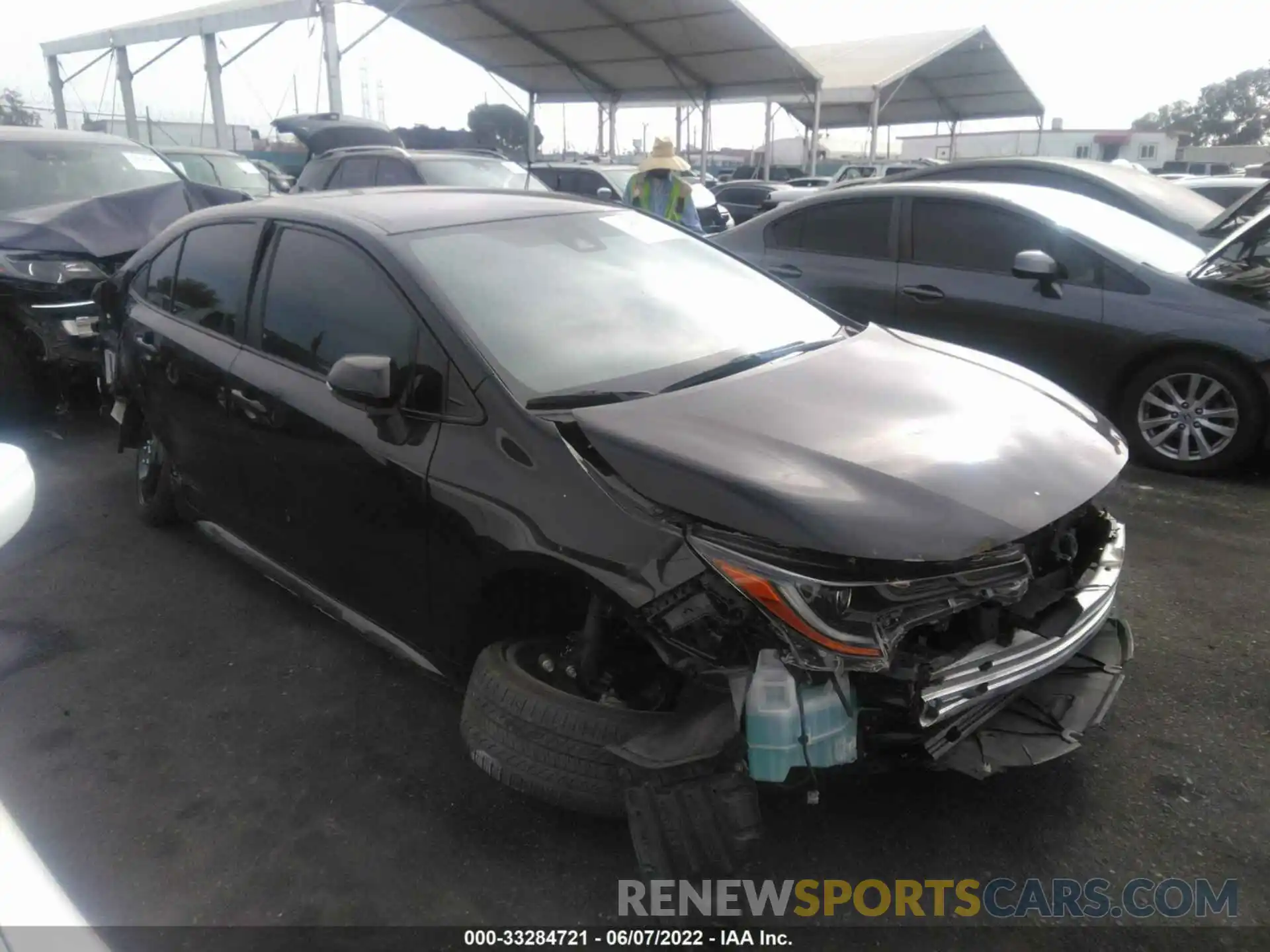 1 Photograph of a damaged car JTDS4RCE4LJ003426 TOYOTA COROLLA 2020