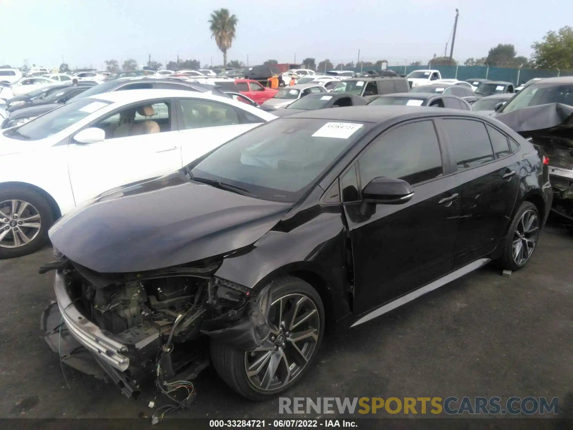 2 Photograph of a damaged car JTDS4RCE4LJ003426 TOYOTA COROLLA 2020