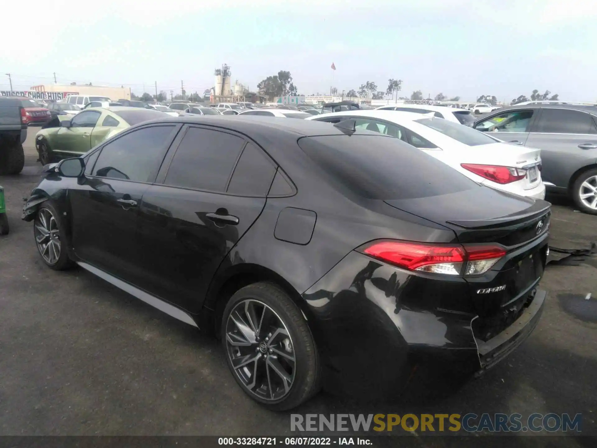 3 Photograph of a damaged car JTDS4RCE4LJ003426 TOYOTA COROLLA 2020